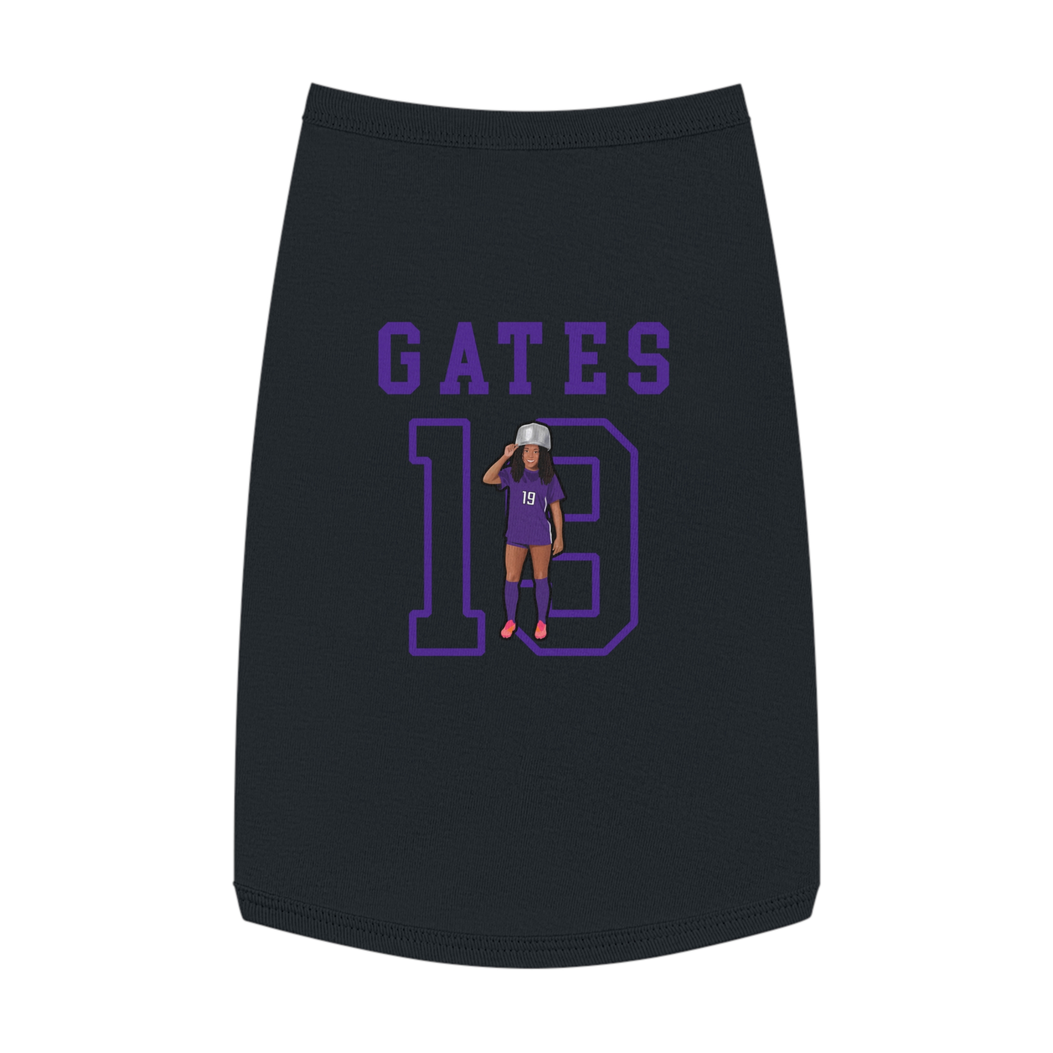 Pet Tank Top — character_shirsey in Black
