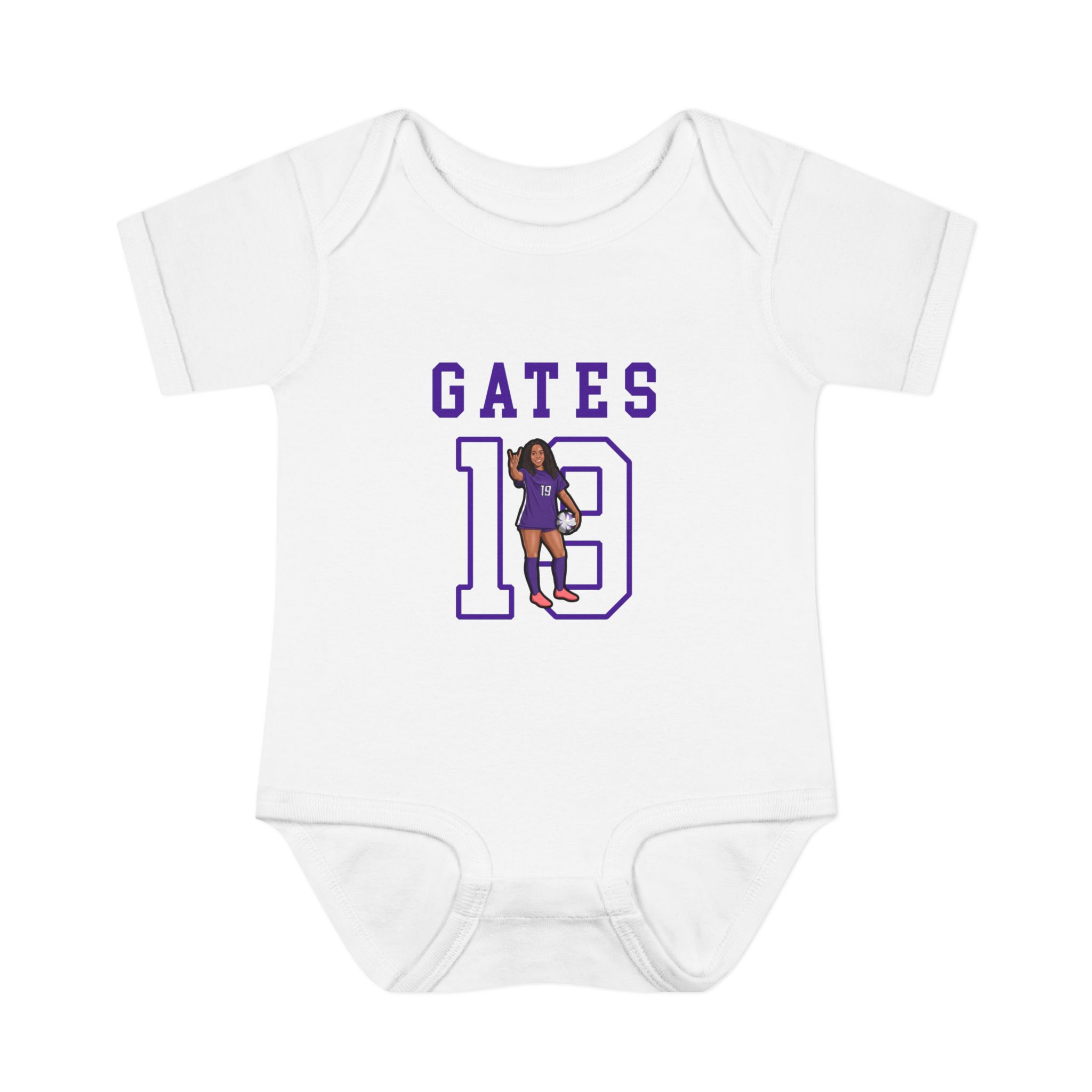 Baby Onesie — character_shirsey in White