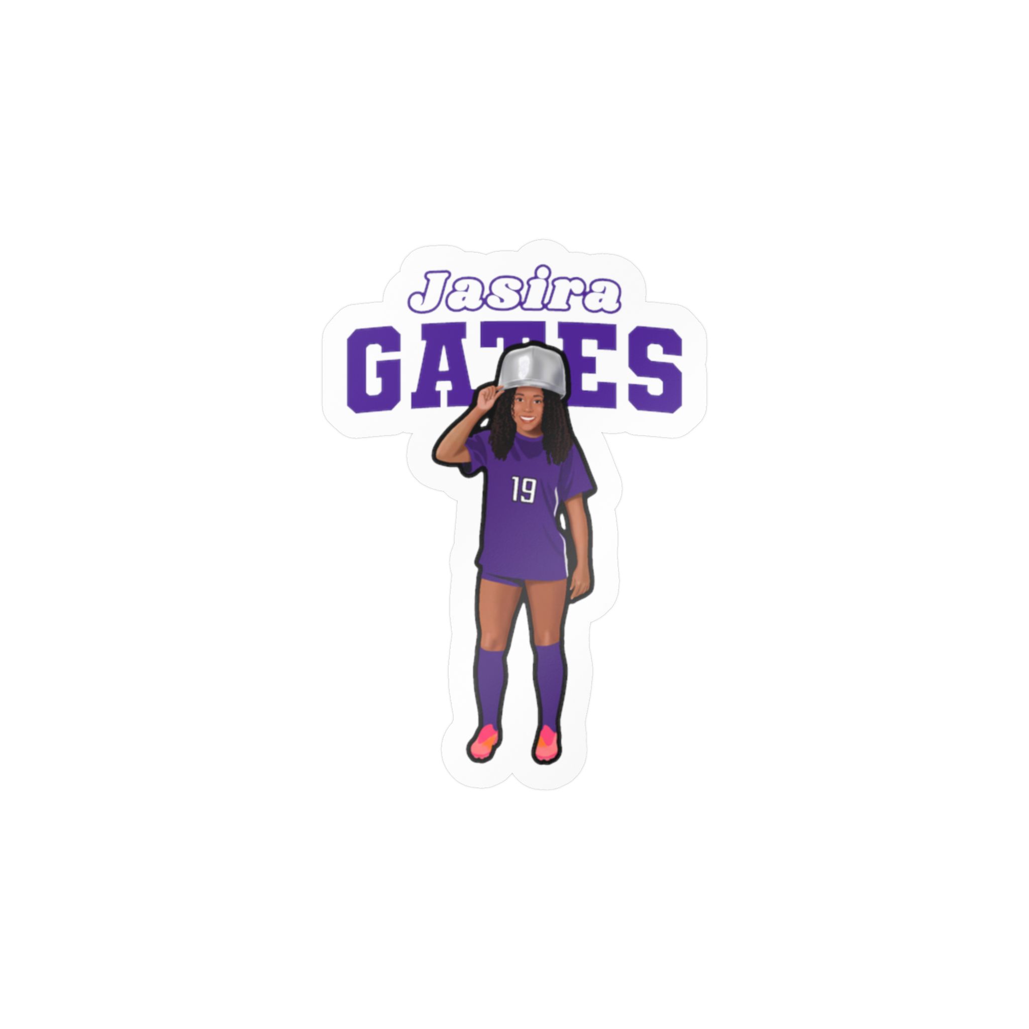 Vinyl Sticker — character_name_arch in Classic