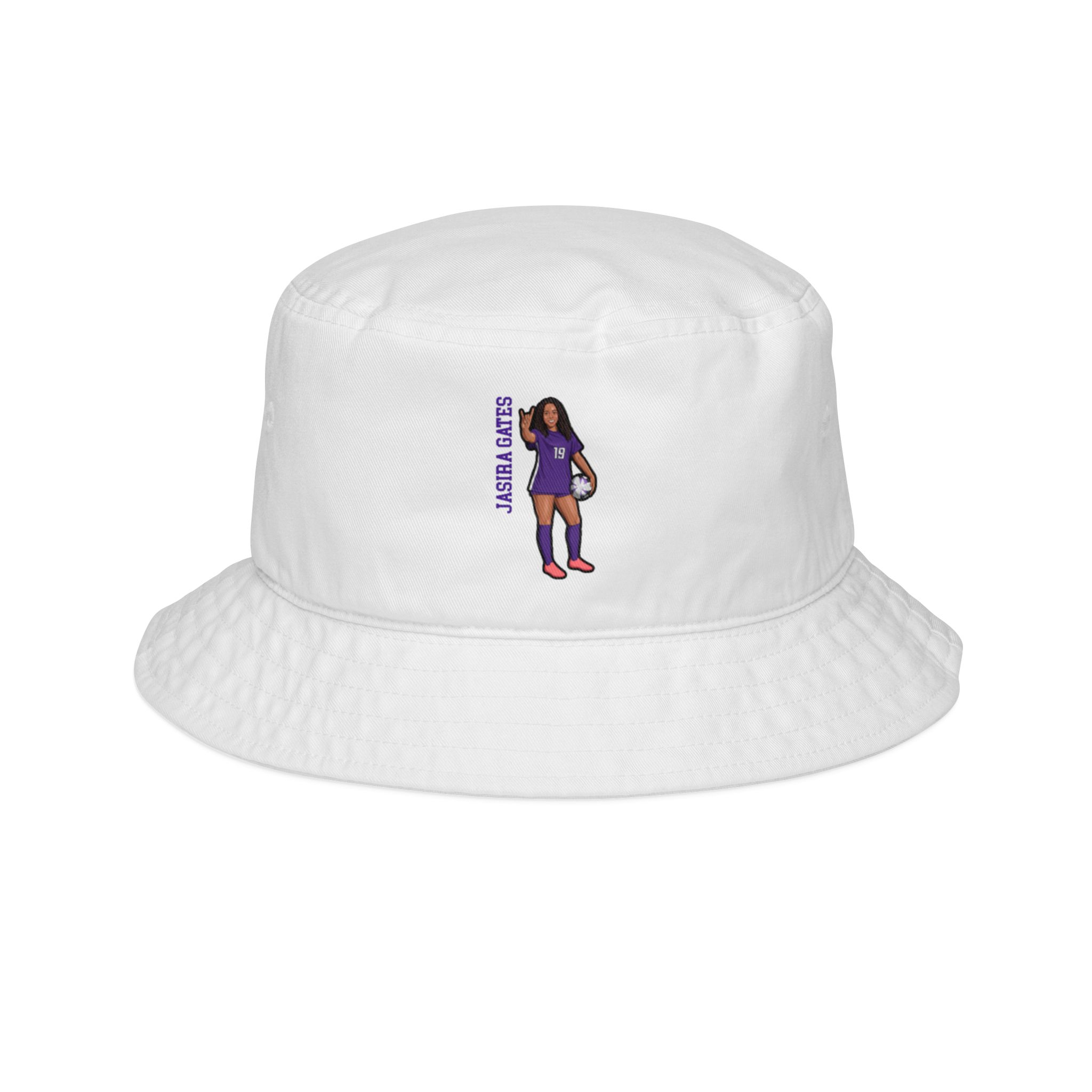 Bucket Hat — character_name_vertical in White