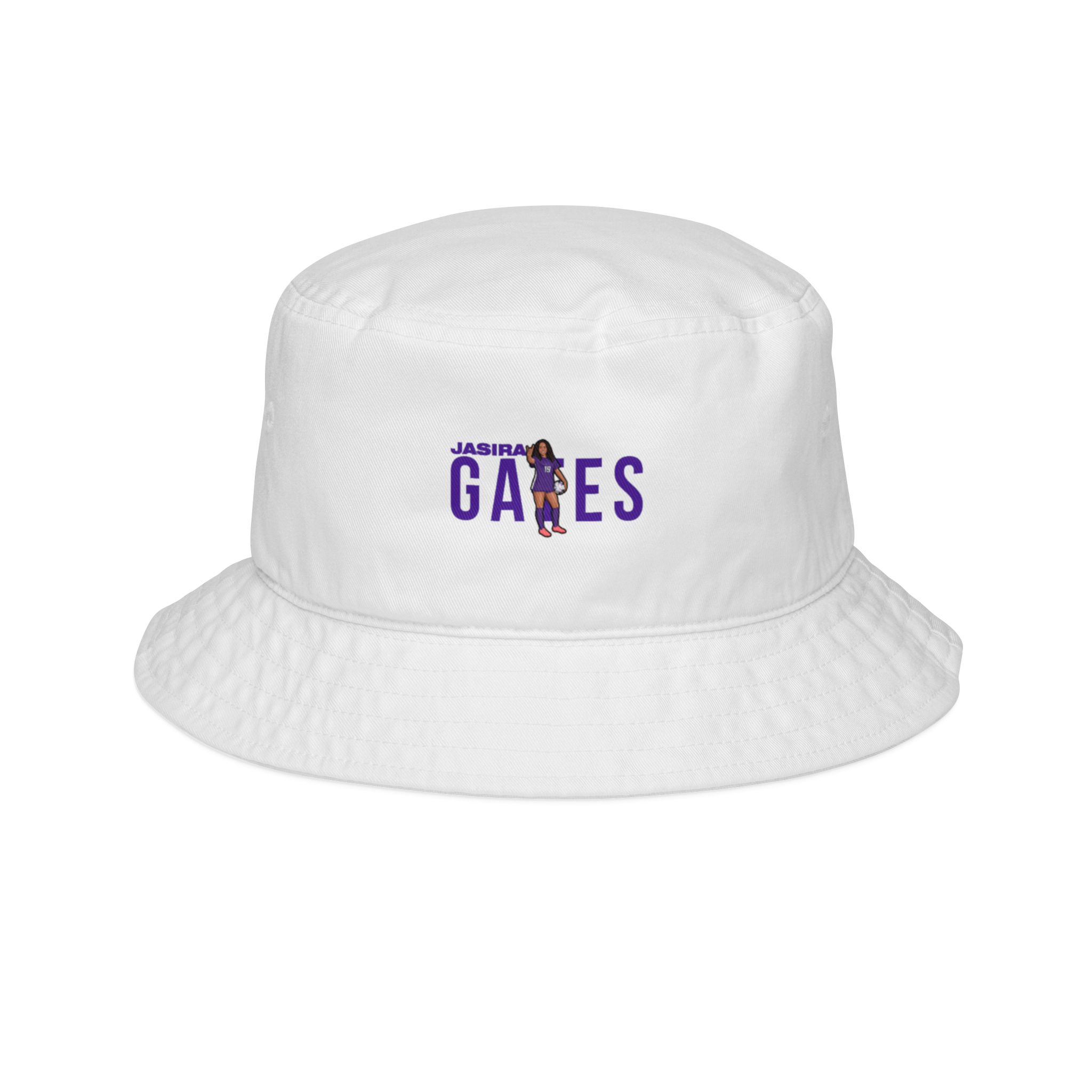 Bucket Hat — character_player_name in White