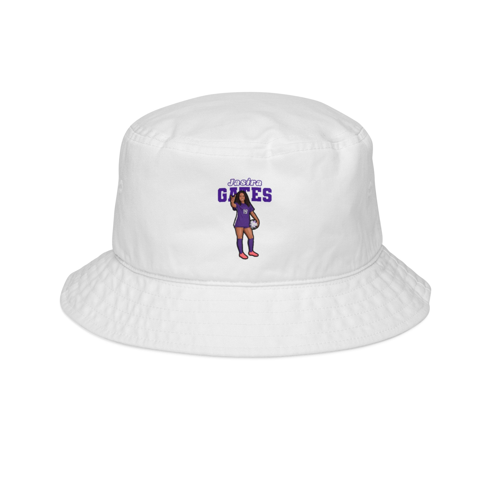Bucket Hat — character_name_arch in White