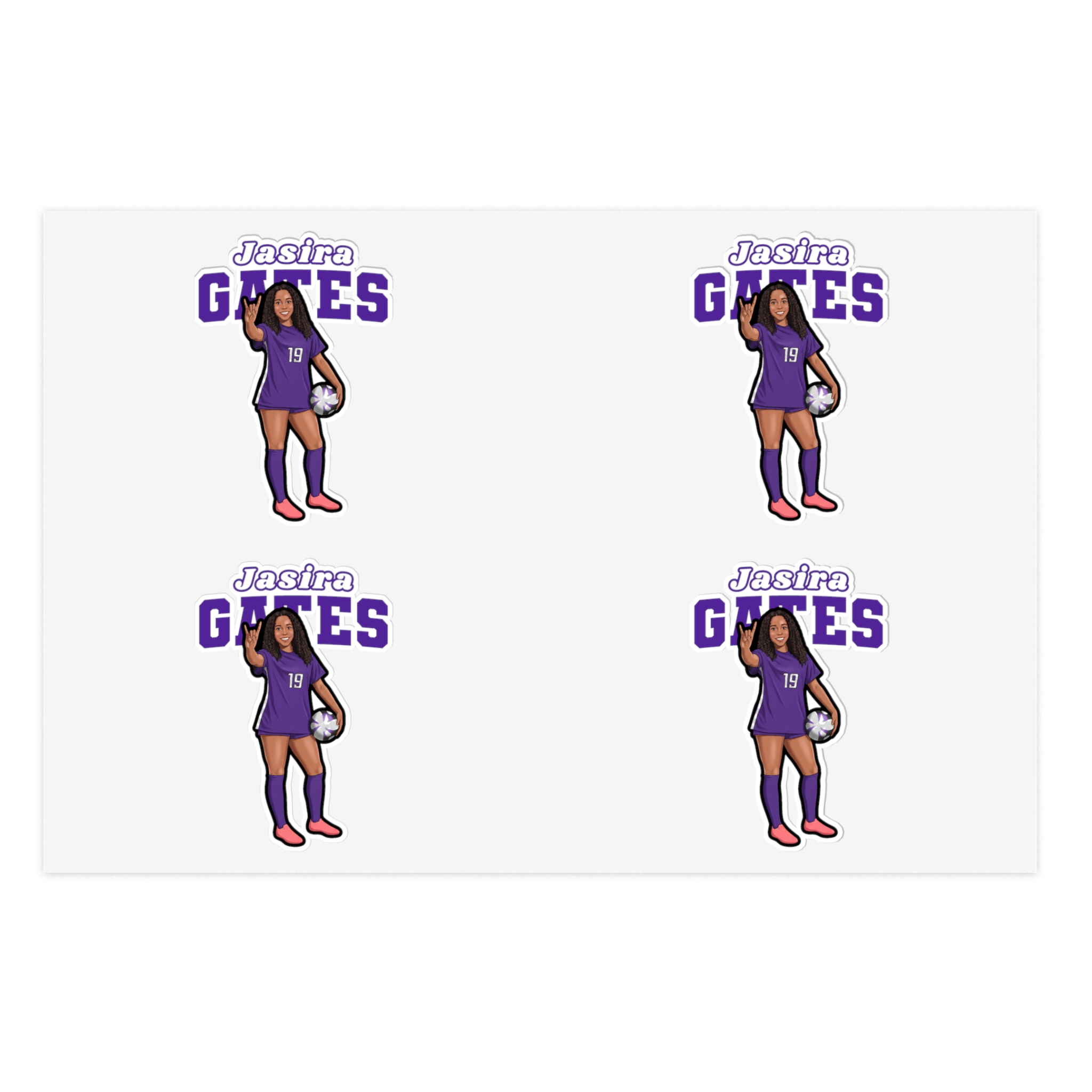 Sticker Sheet — character_name_arch in Classic