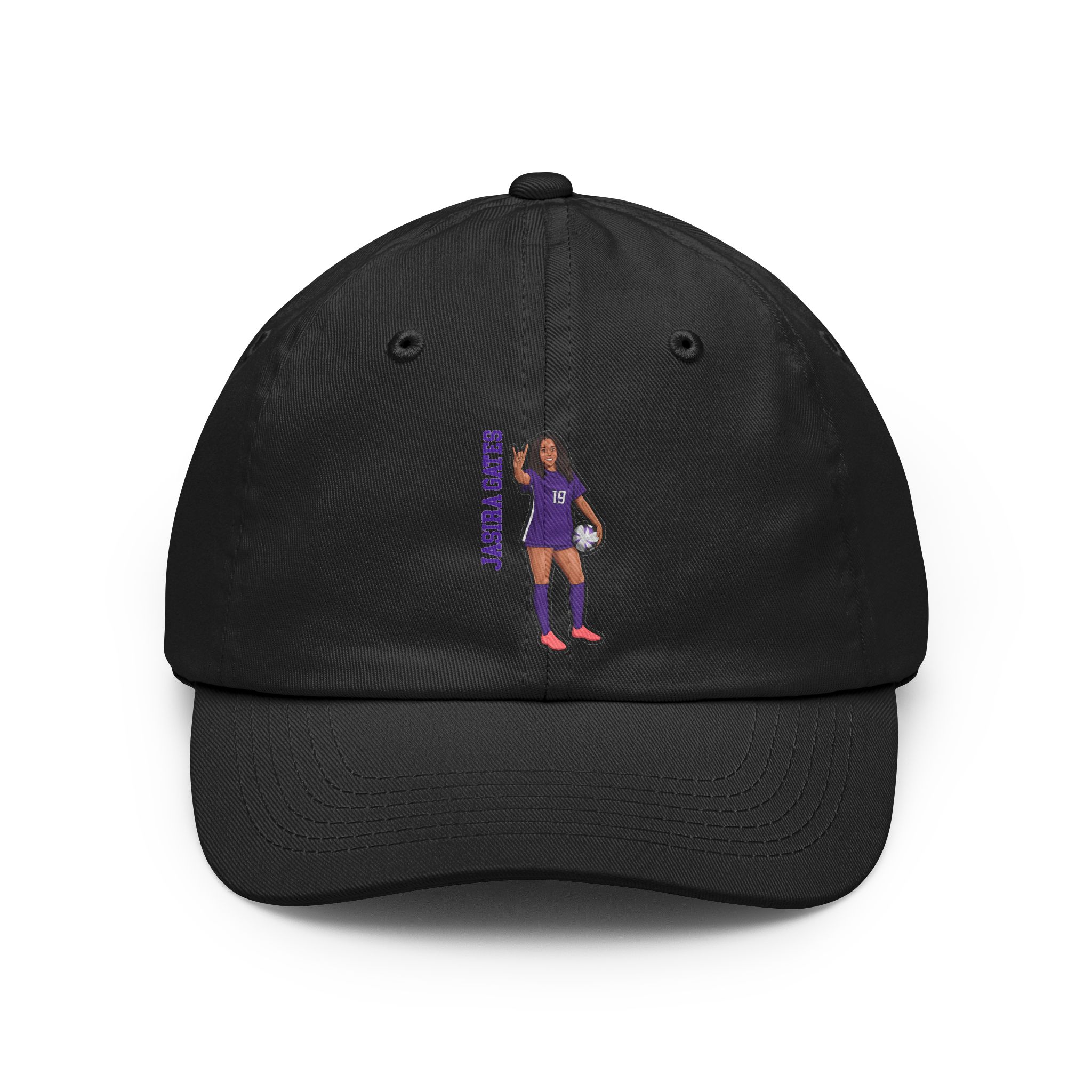 Classic Cap — character_name_vertical in Black