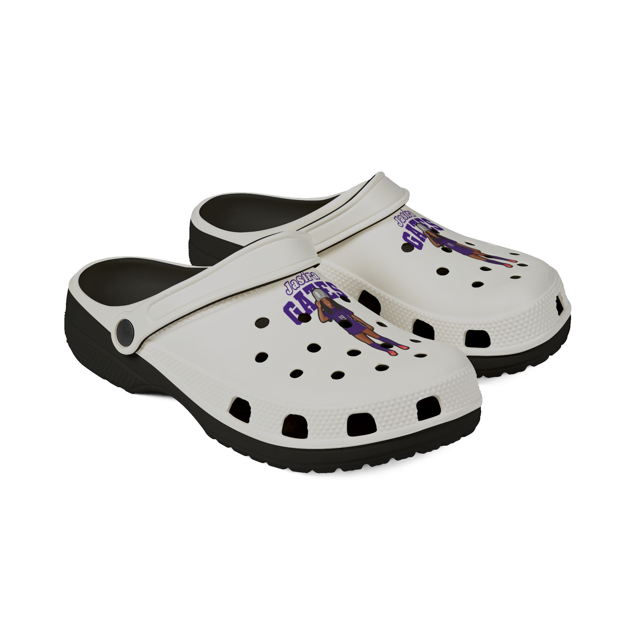 Rubber Clogs — character_name_arch in Black