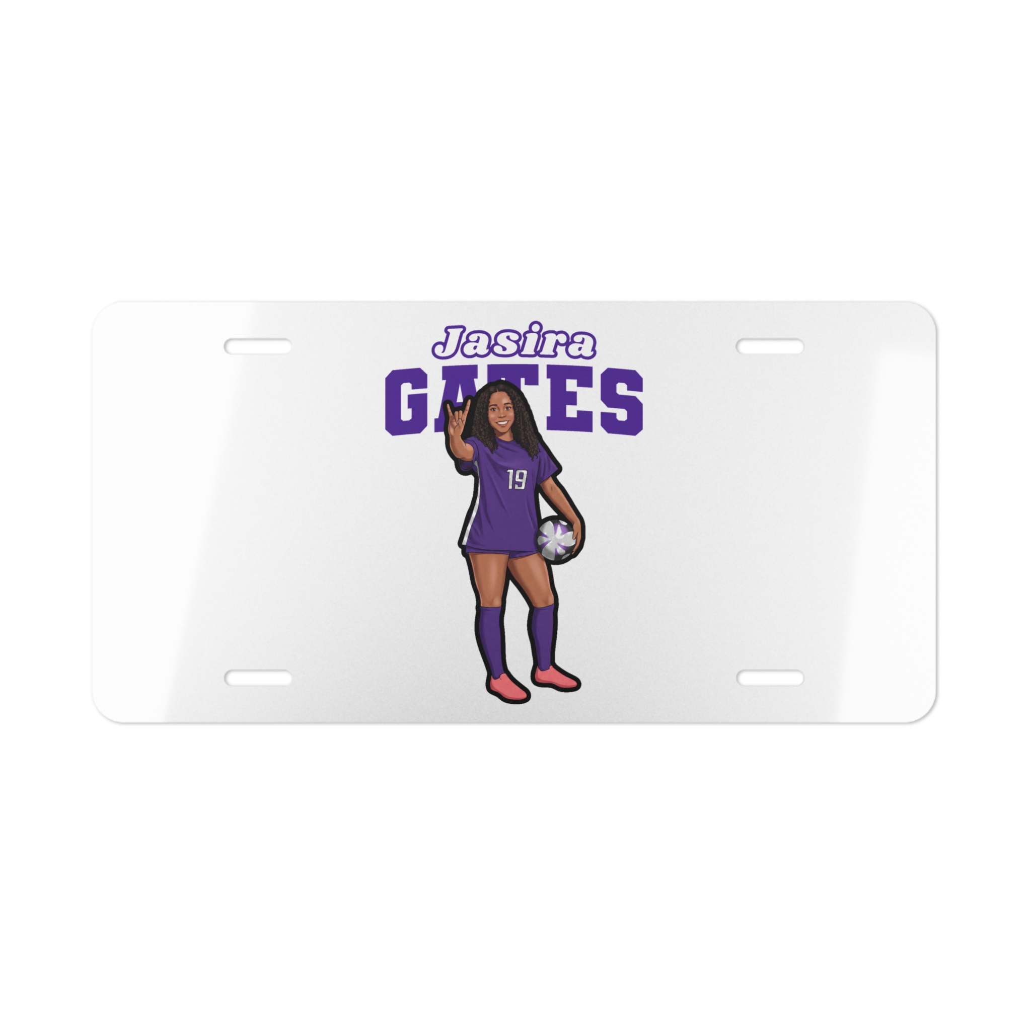 License Plate — character_name_arch in Classic