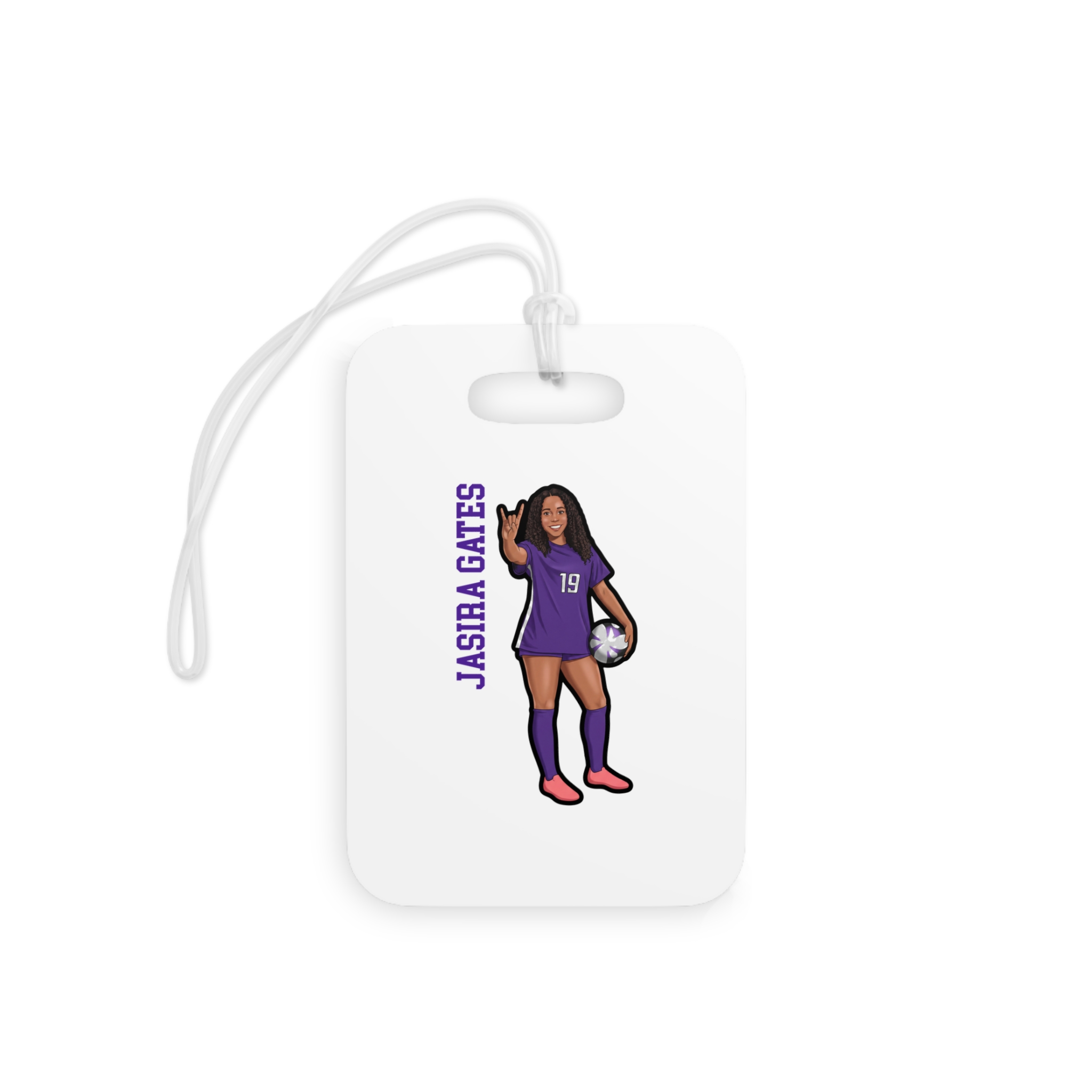 Bag Tag — character_name_vertical in Classic