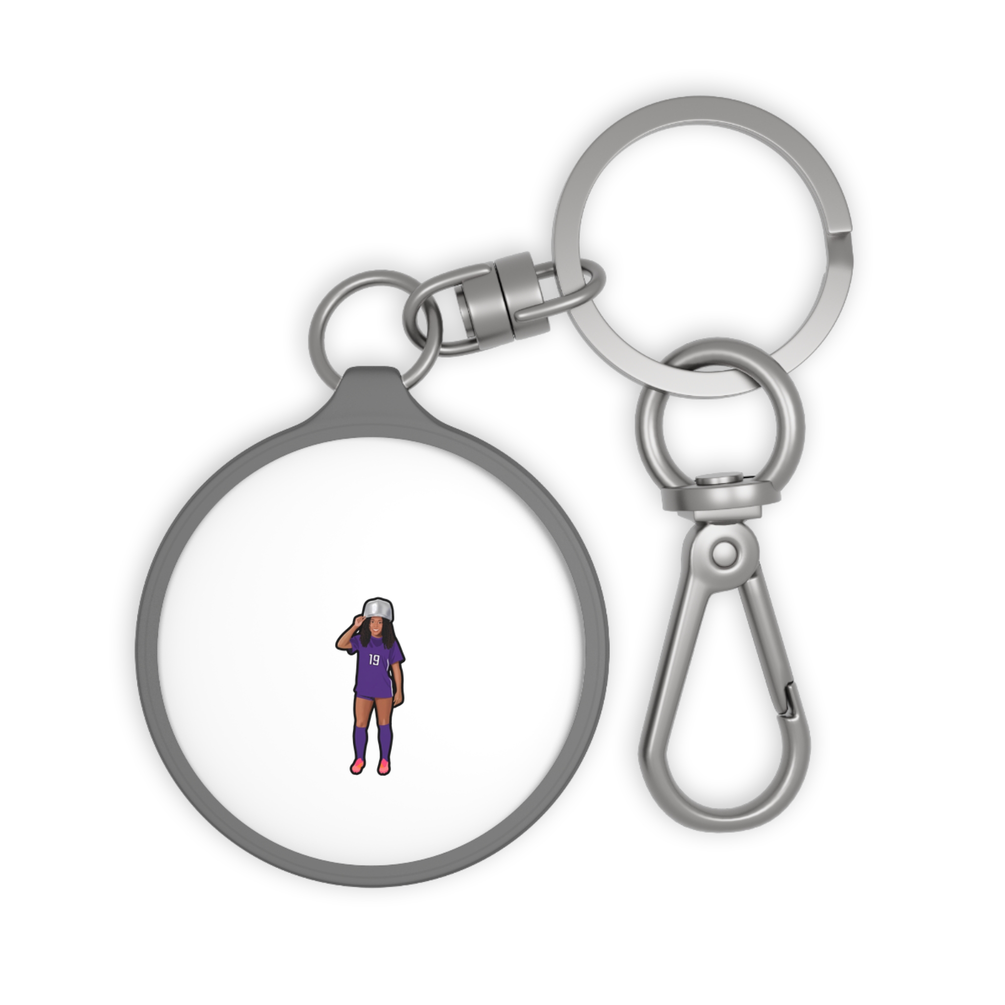 Keychain — character_shirsey in Grey