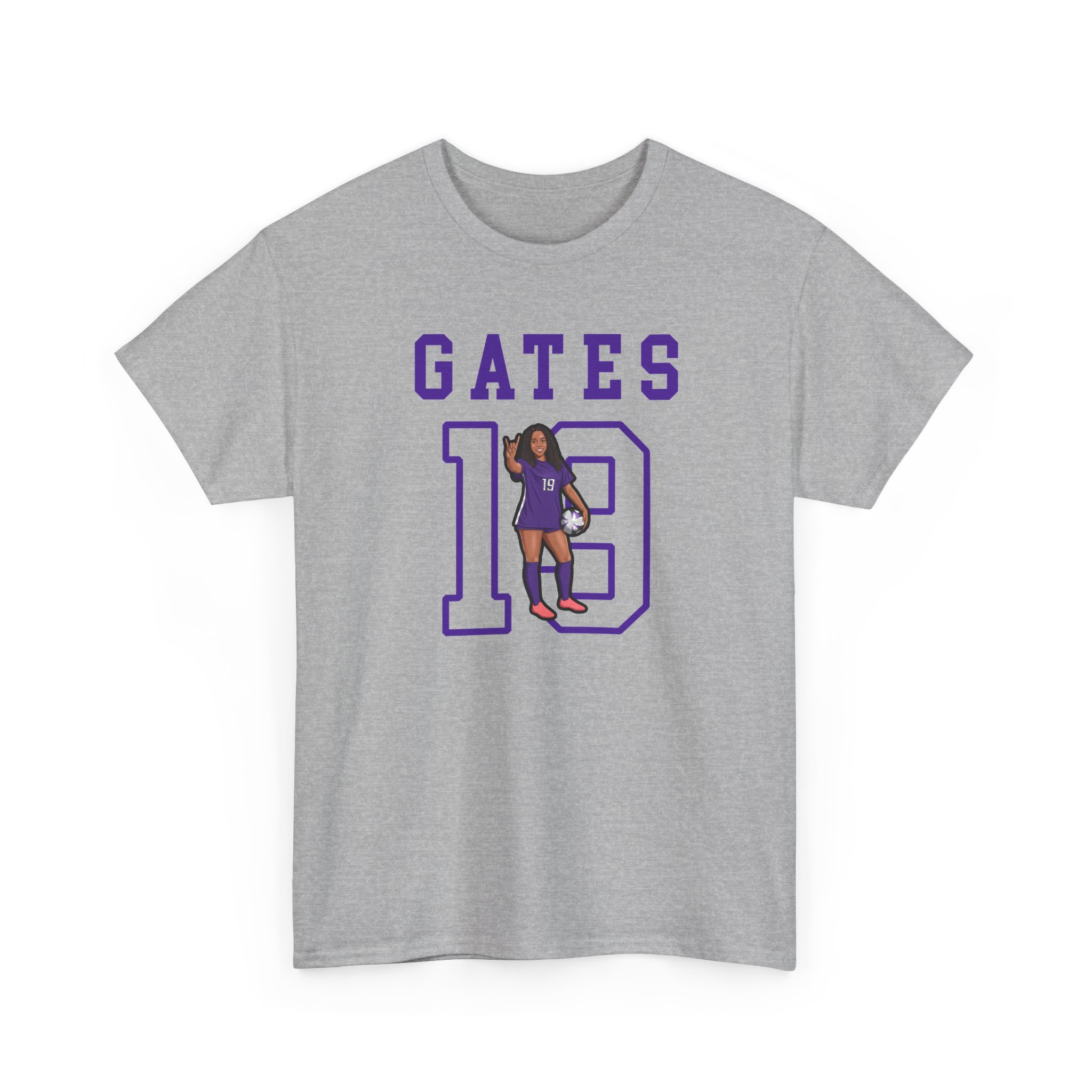 Tee — character_shirsey in Grey