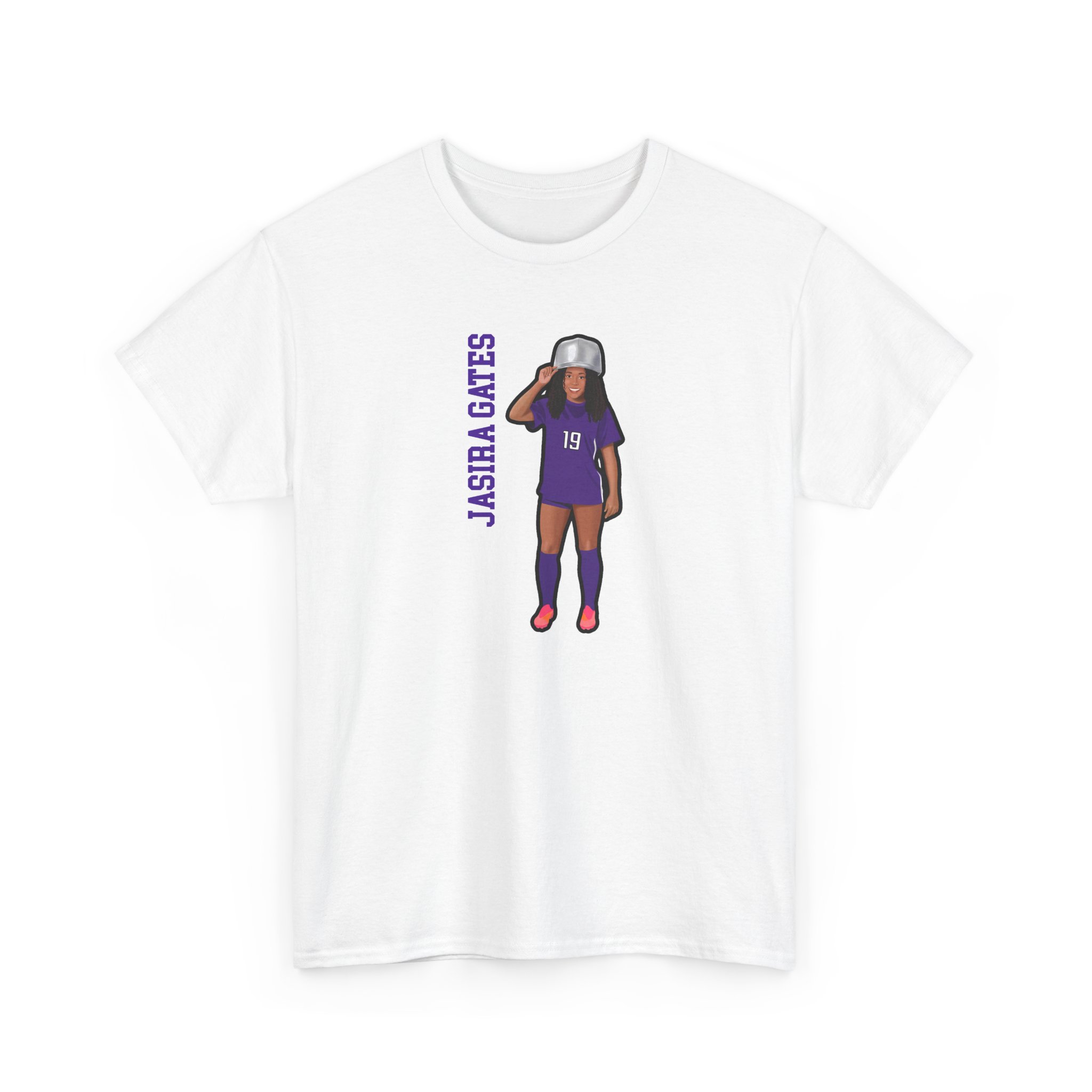 Tee — character_name_vertical in White