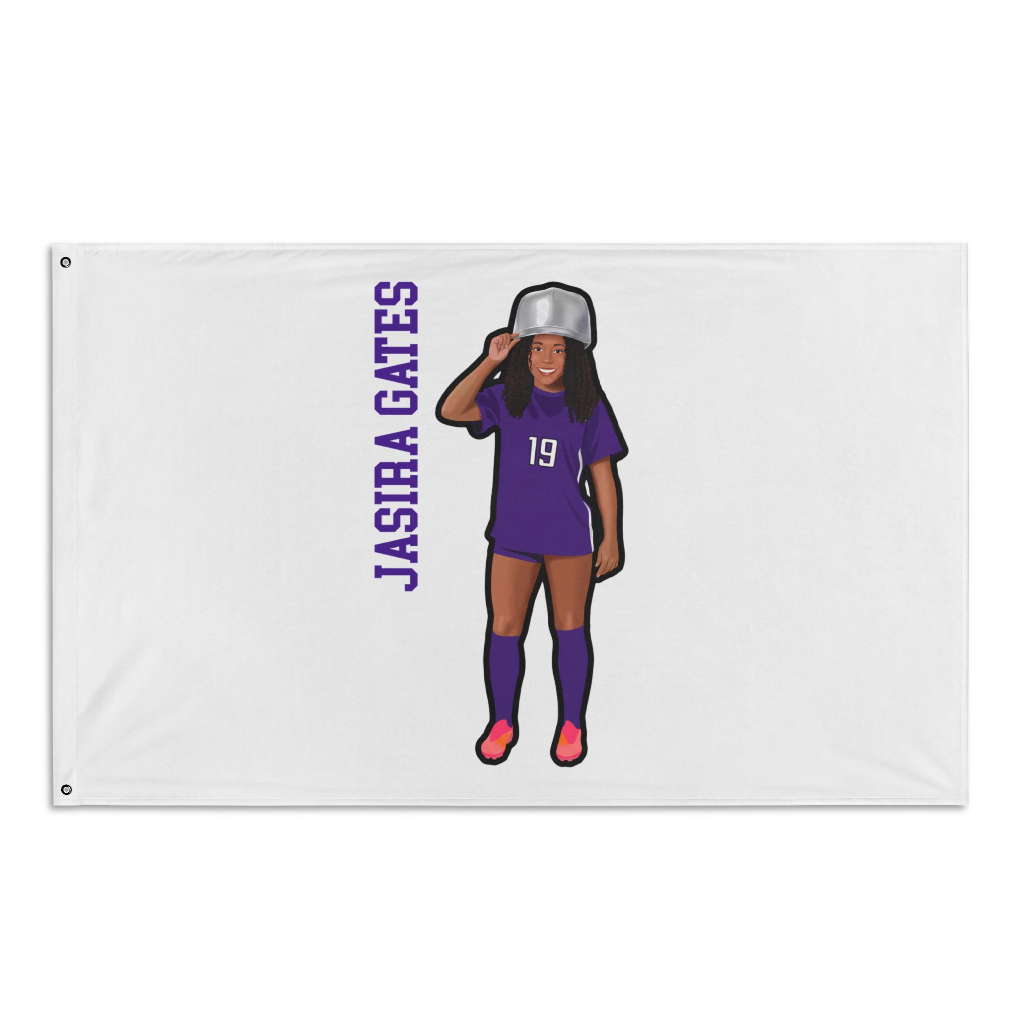Flag (35 × 56 in) — character_name_vertical in Classic