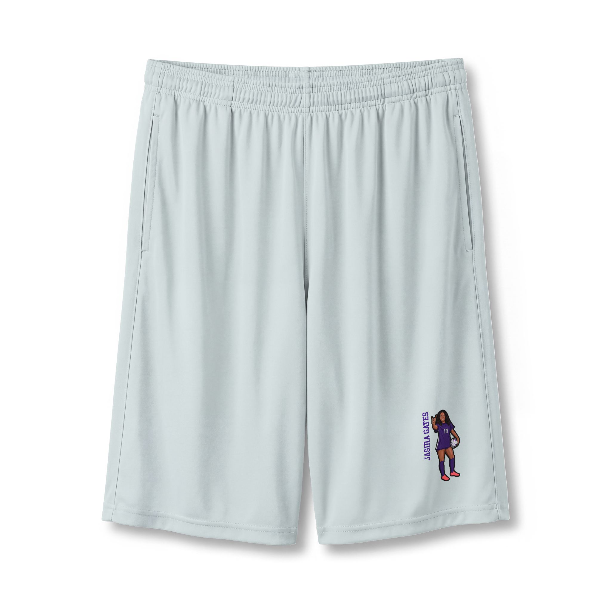 Shorts — character_name_vertical in Silver