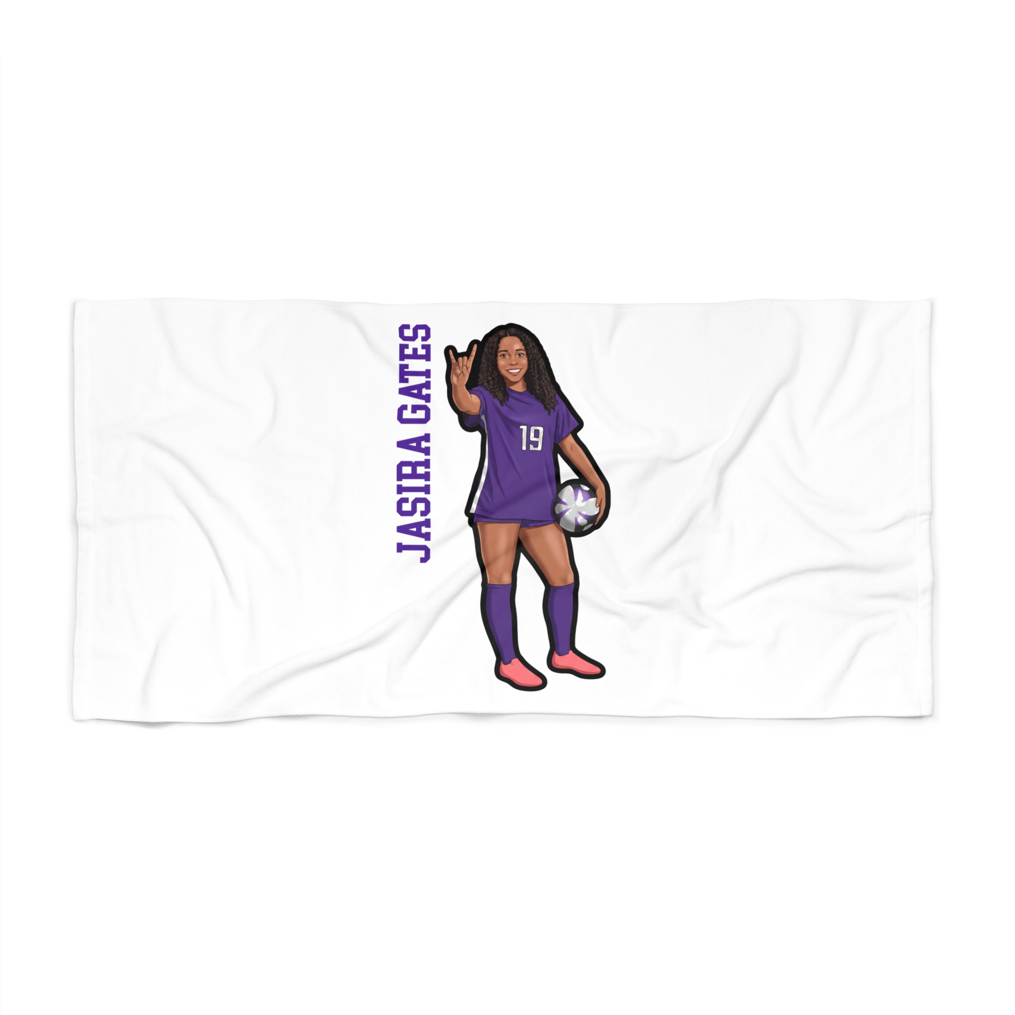Beach Towel — character_name_vertical in Classic