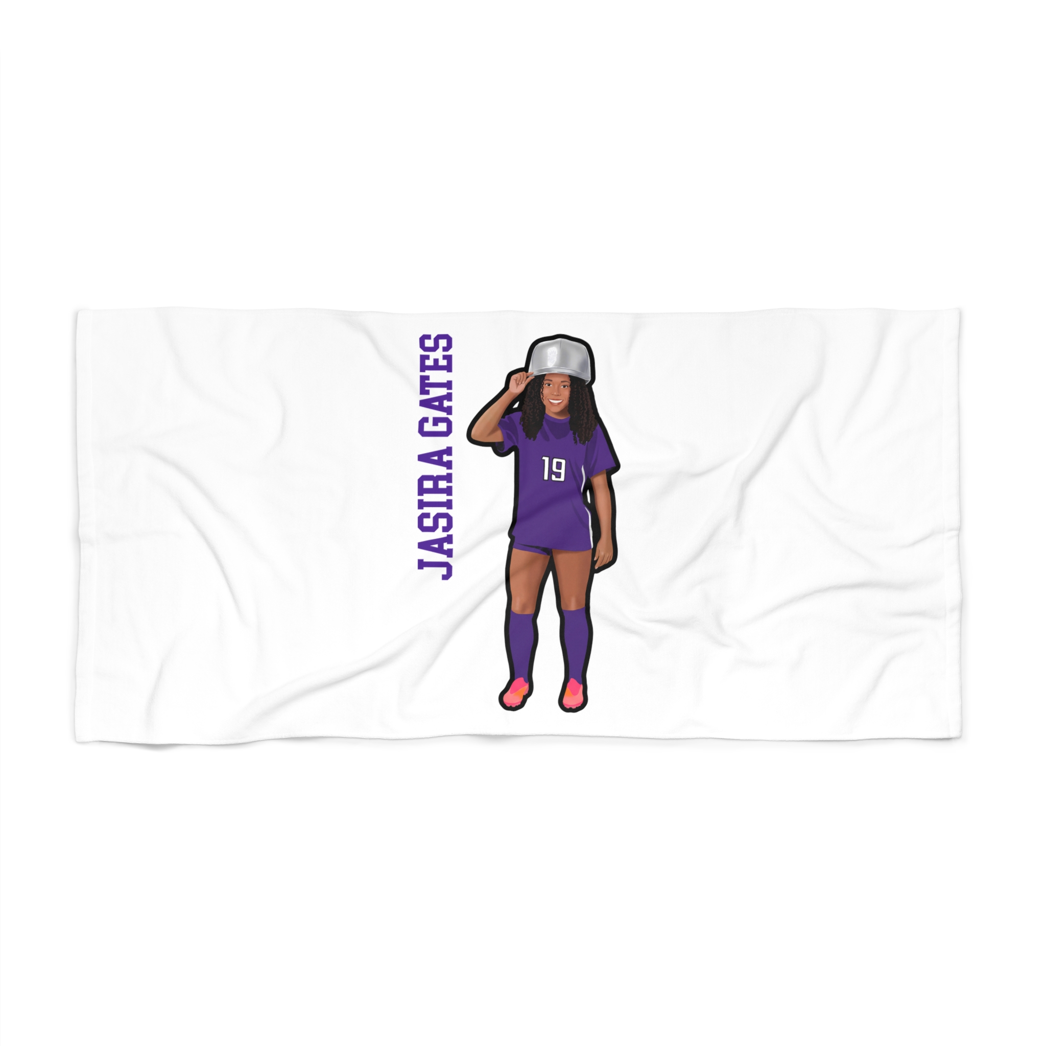 Beach Towel — character_name_vertical in Classic