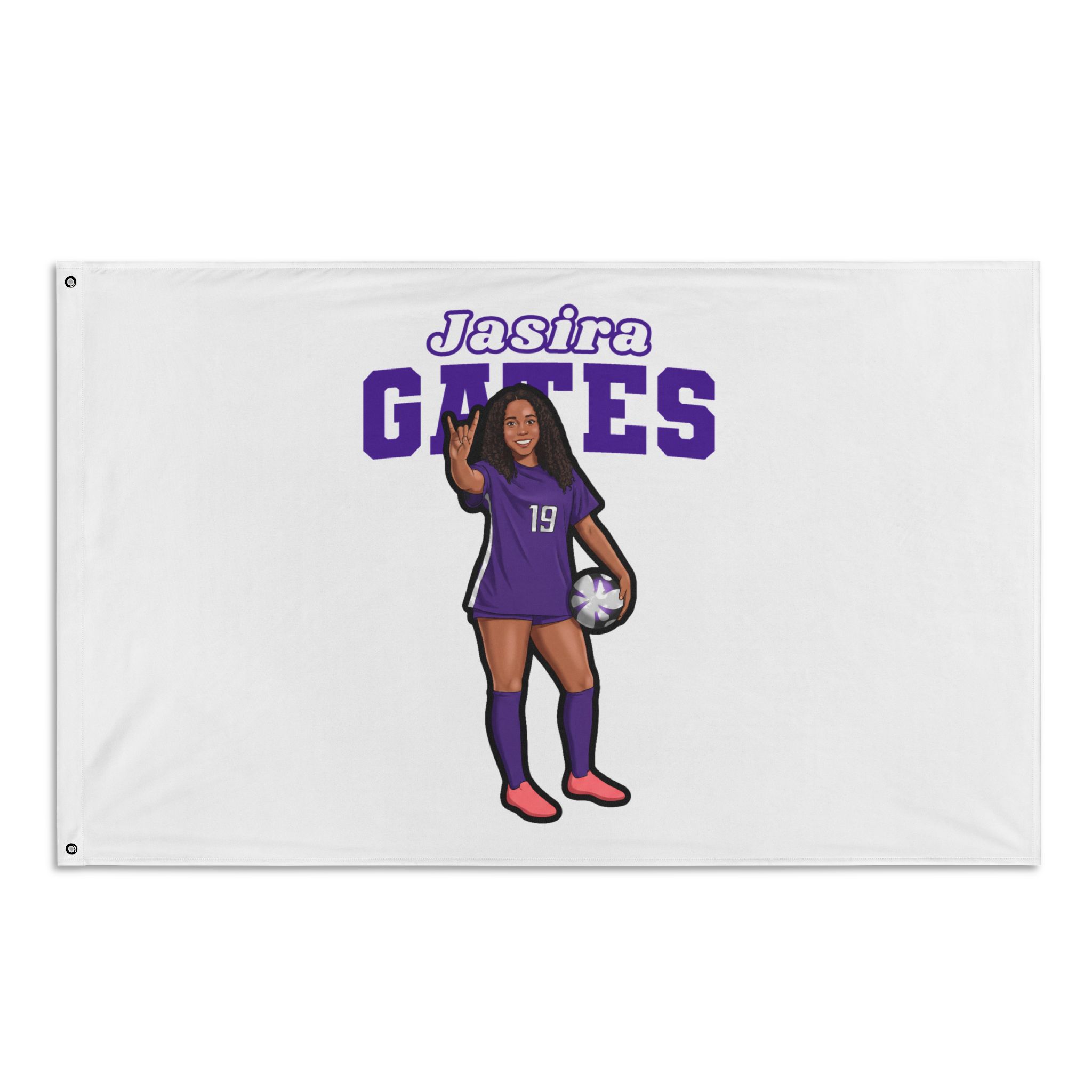 Flag (35 × 56 in) — character_name_arch in Classic