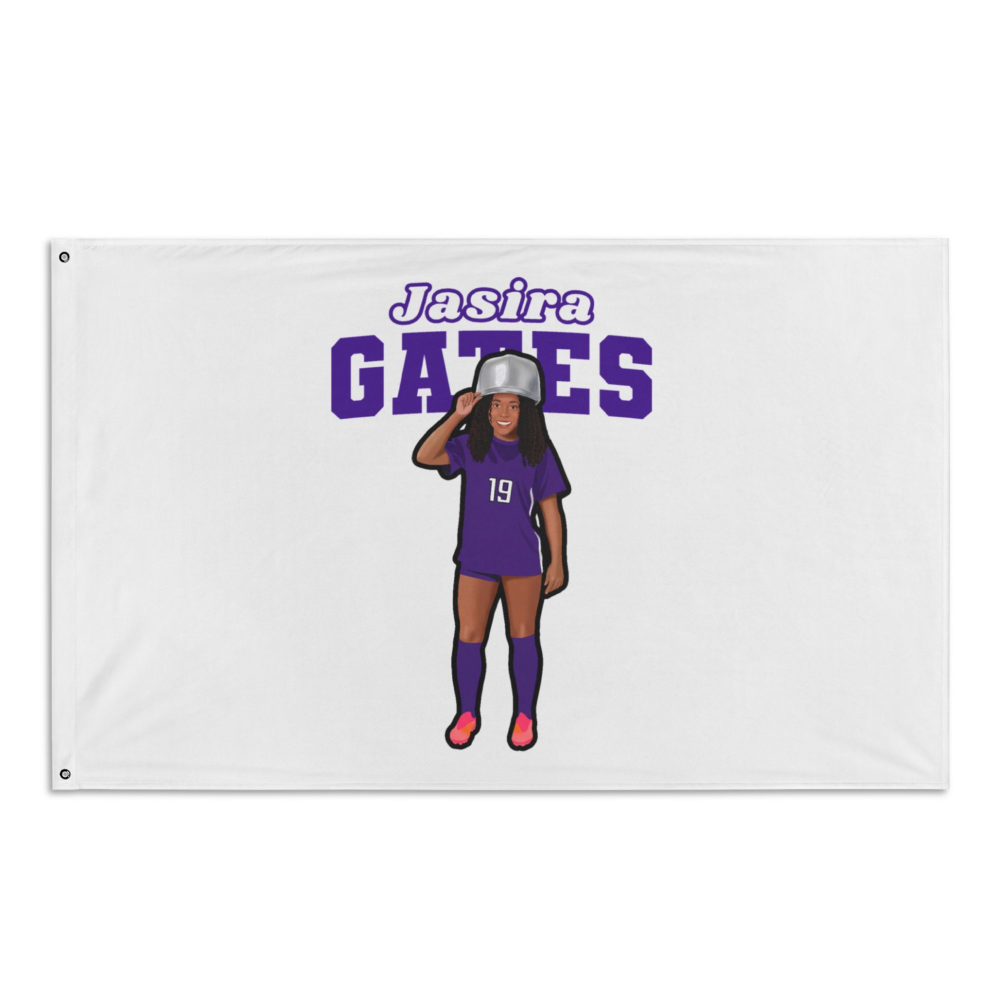 Flag (35 × 56 in) — character_name_arch in Classic