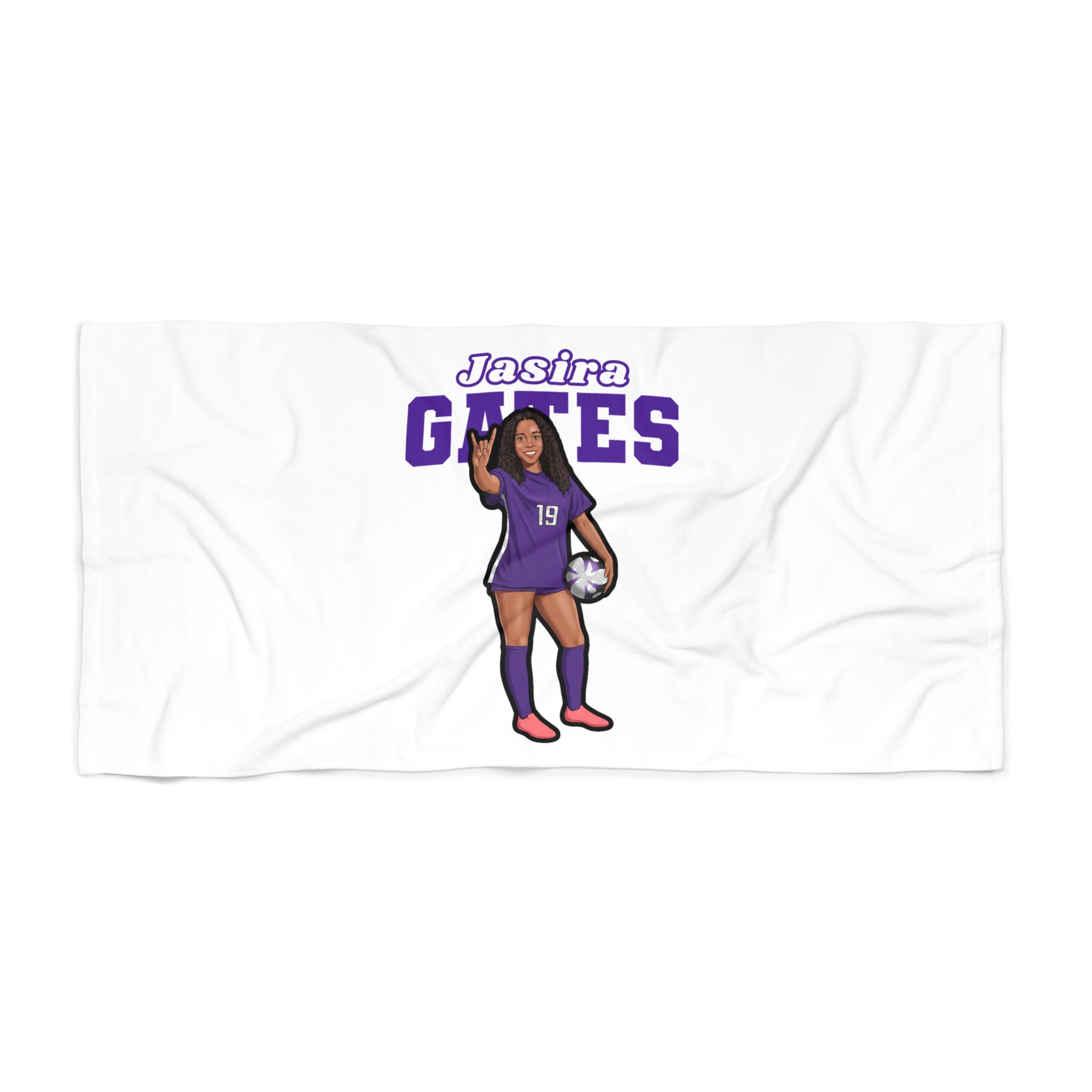 Beach Towel — character_name_arch in Classic