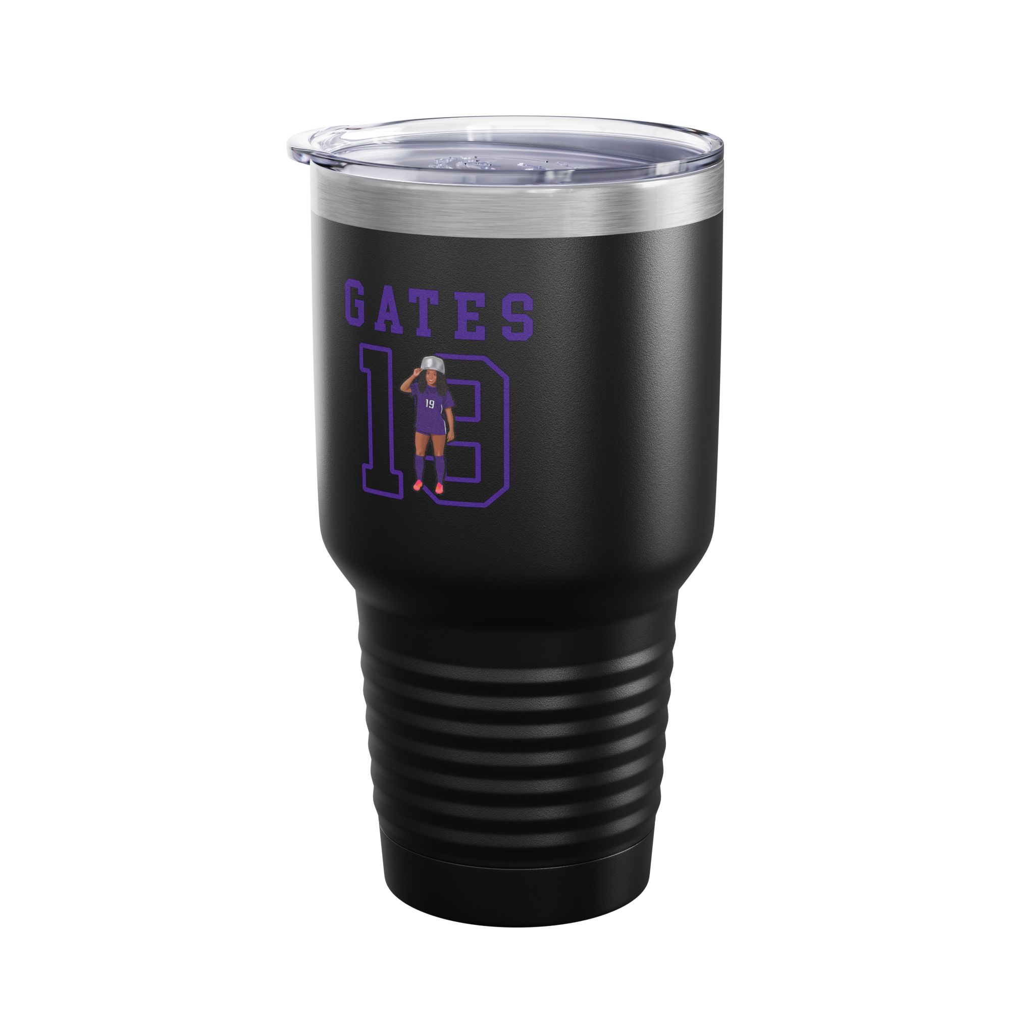 30oz Tumbler — character_shirsey in Black