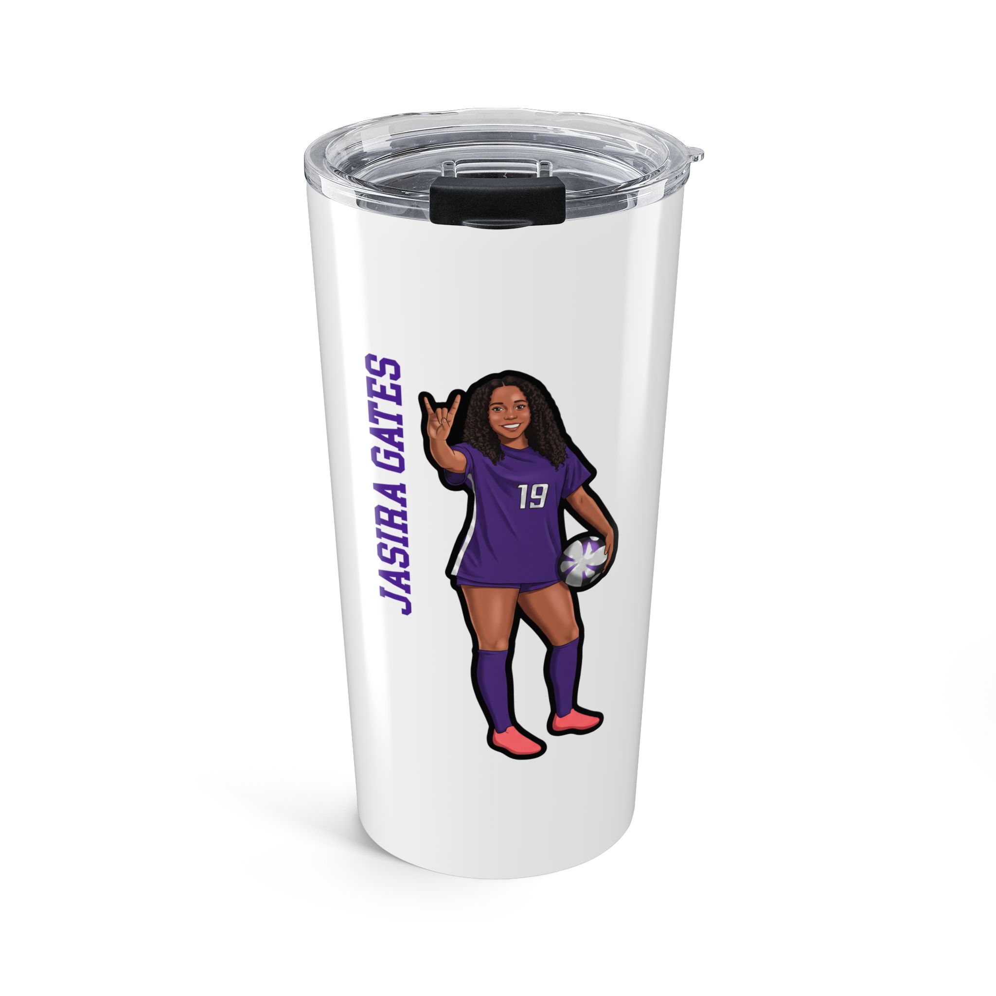 20oz Tumbler — character_name_vertical in Classic