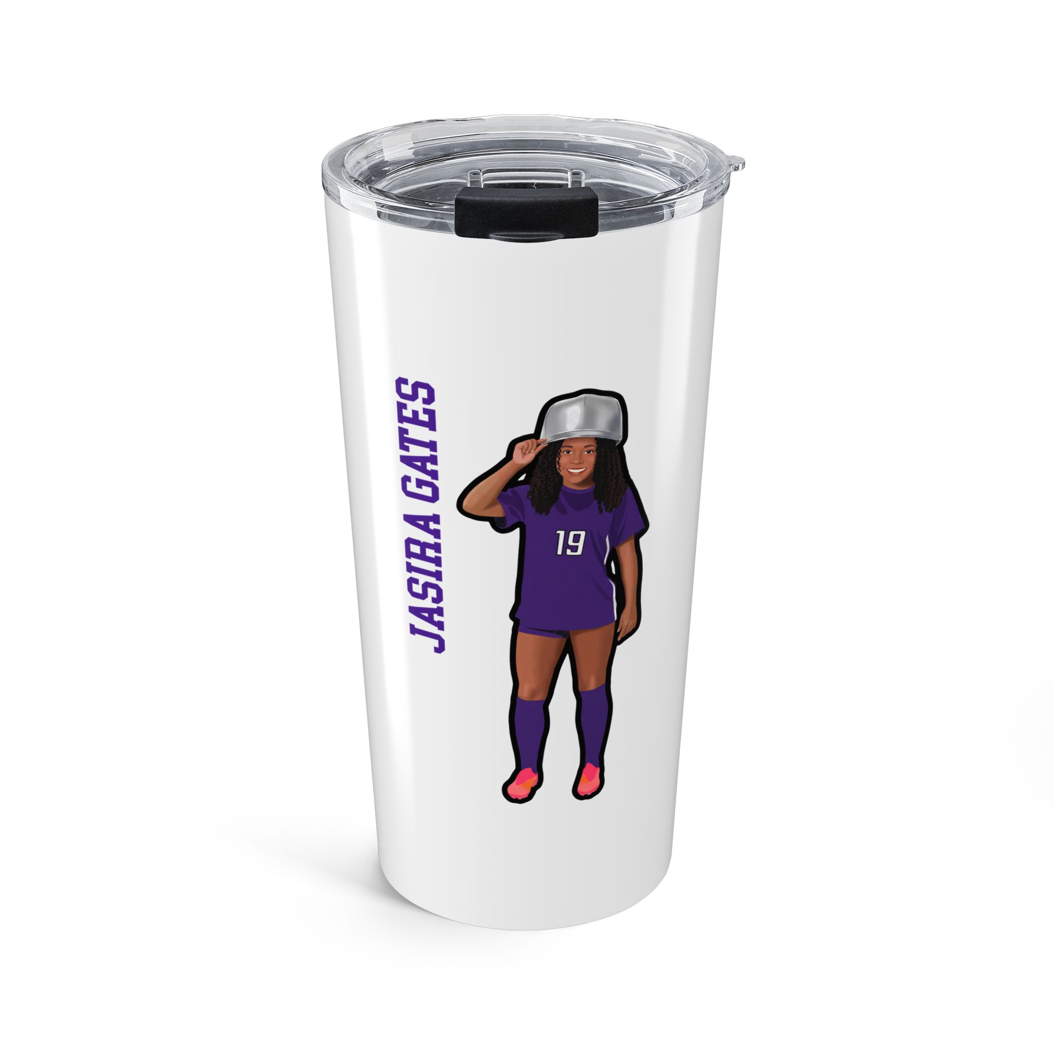 20oz Tumbler — character_name_vertical in Classic