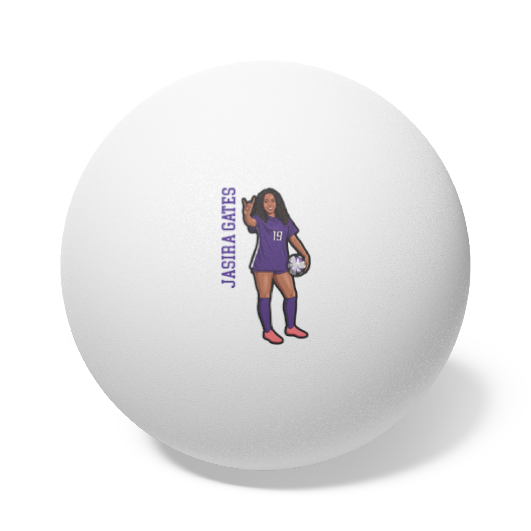 Ping Pong Balls, 6 pcs — character_name_vertical in White
