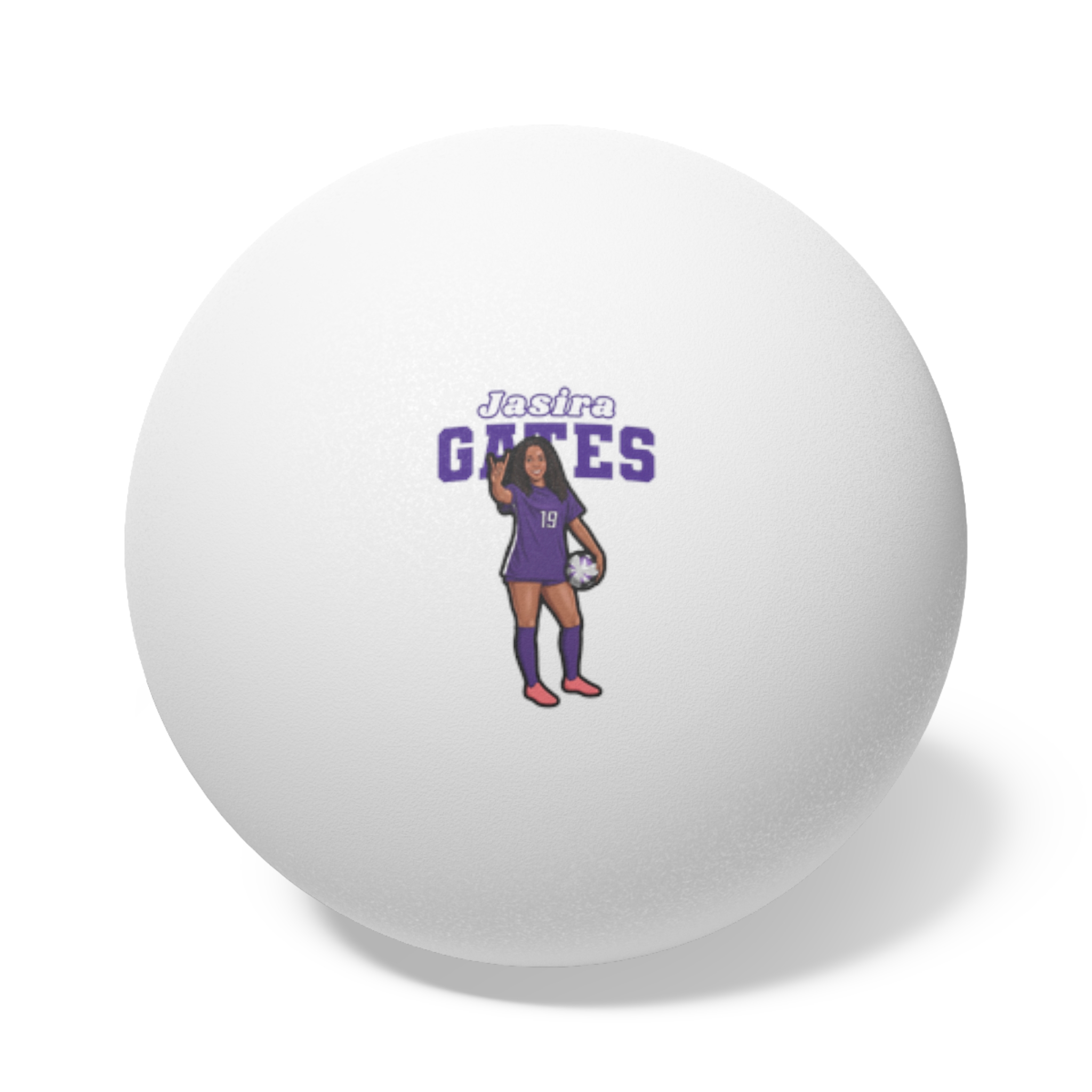 Ping Pong Balls, 6 pcs — character_name_arch in White