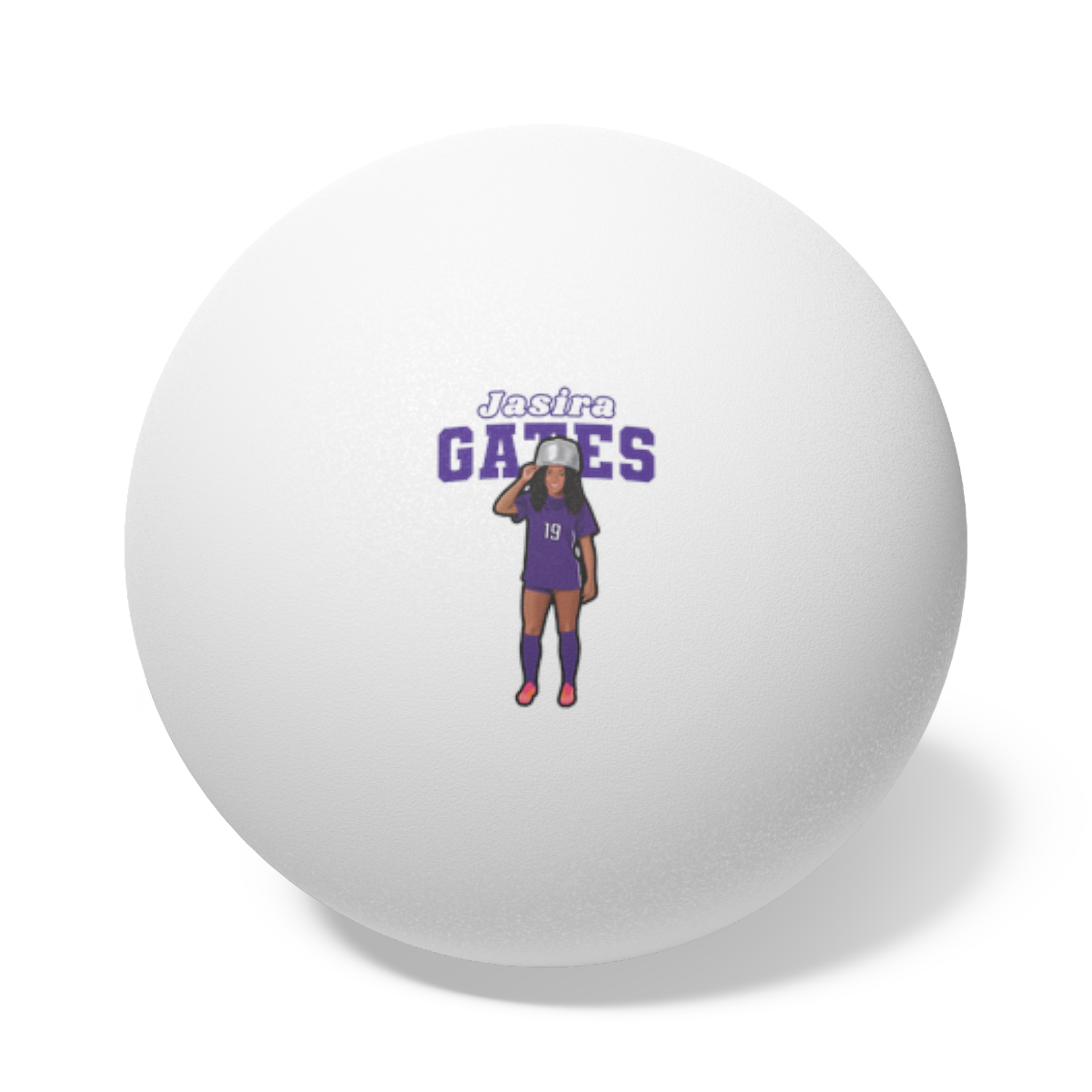 Ping Pong Balls, 6 pcs — character_name_arch in White