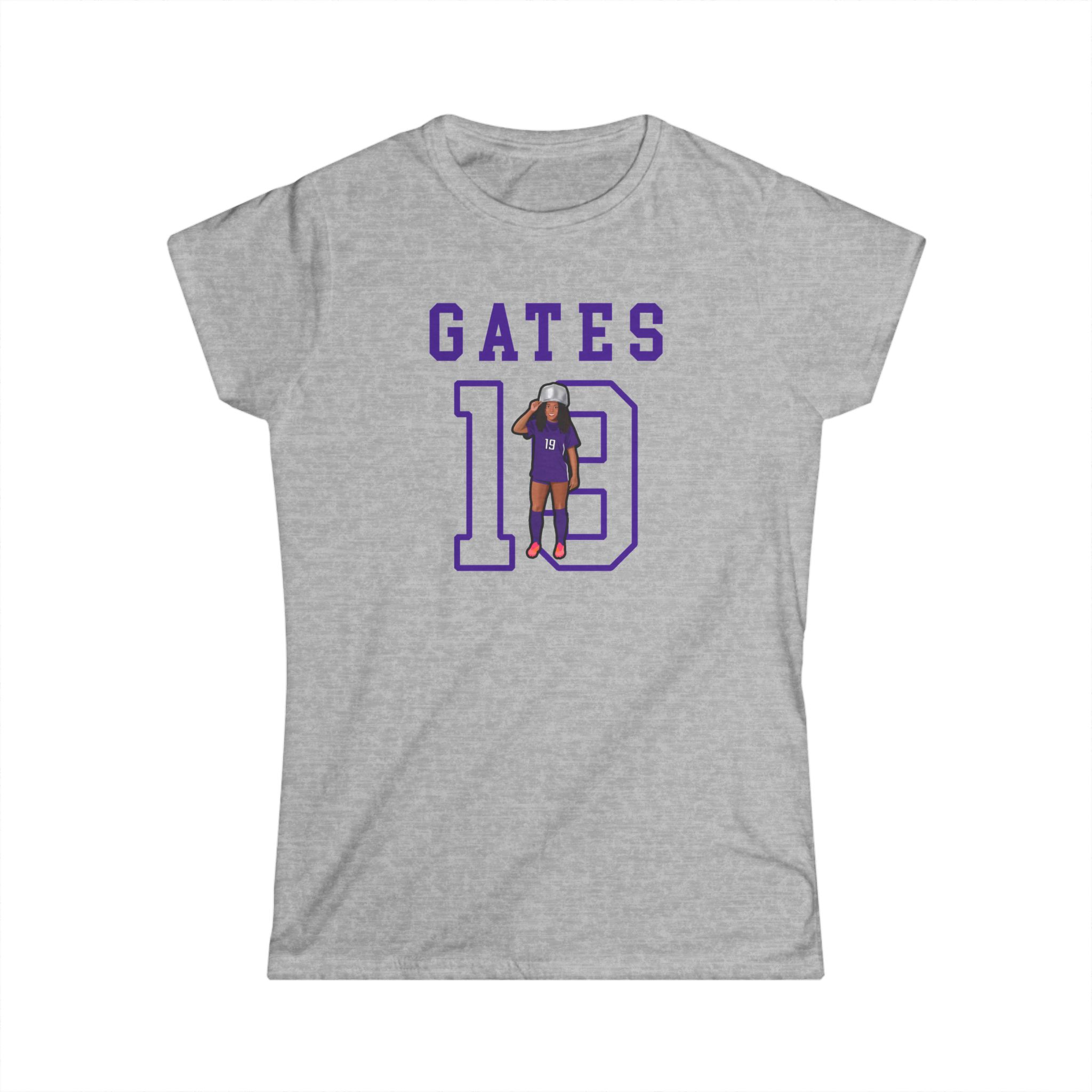 Women's Softstyle Tee — character_shirsey in Grey