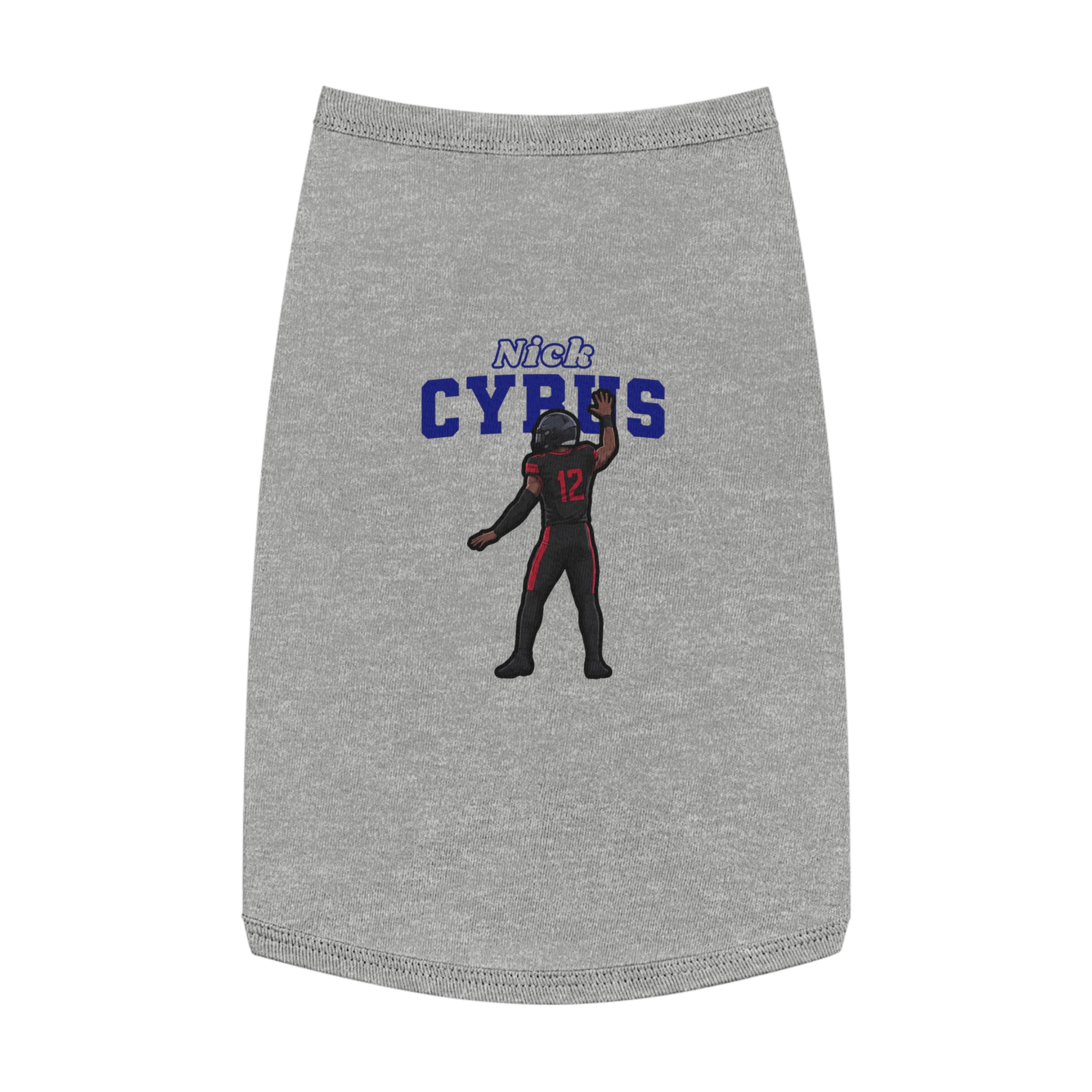 Pet Tank Top — character_name_arch in White