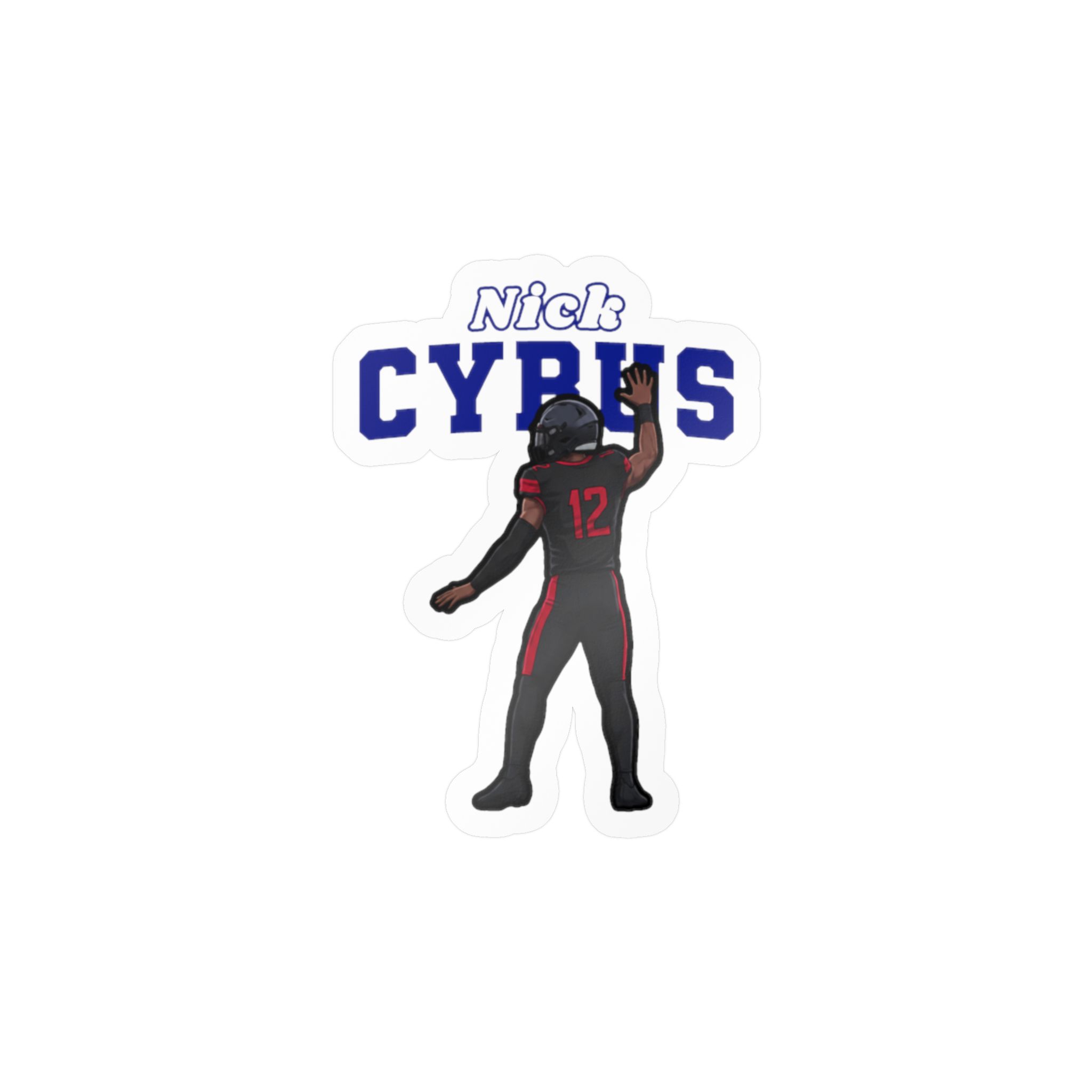 Vinyl Sticker — character_name_arch in Classic