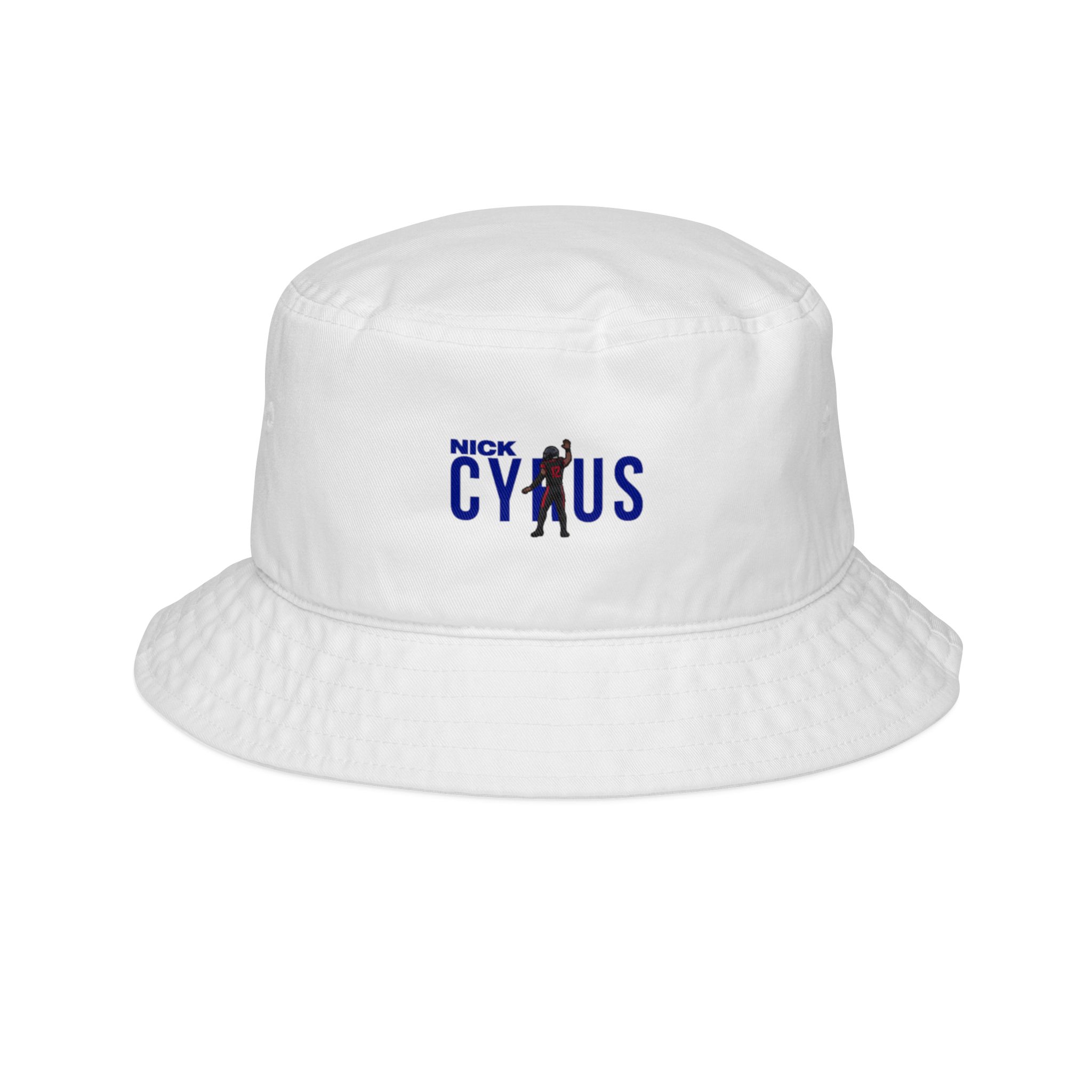 Bucket Hat — character_player_name in White