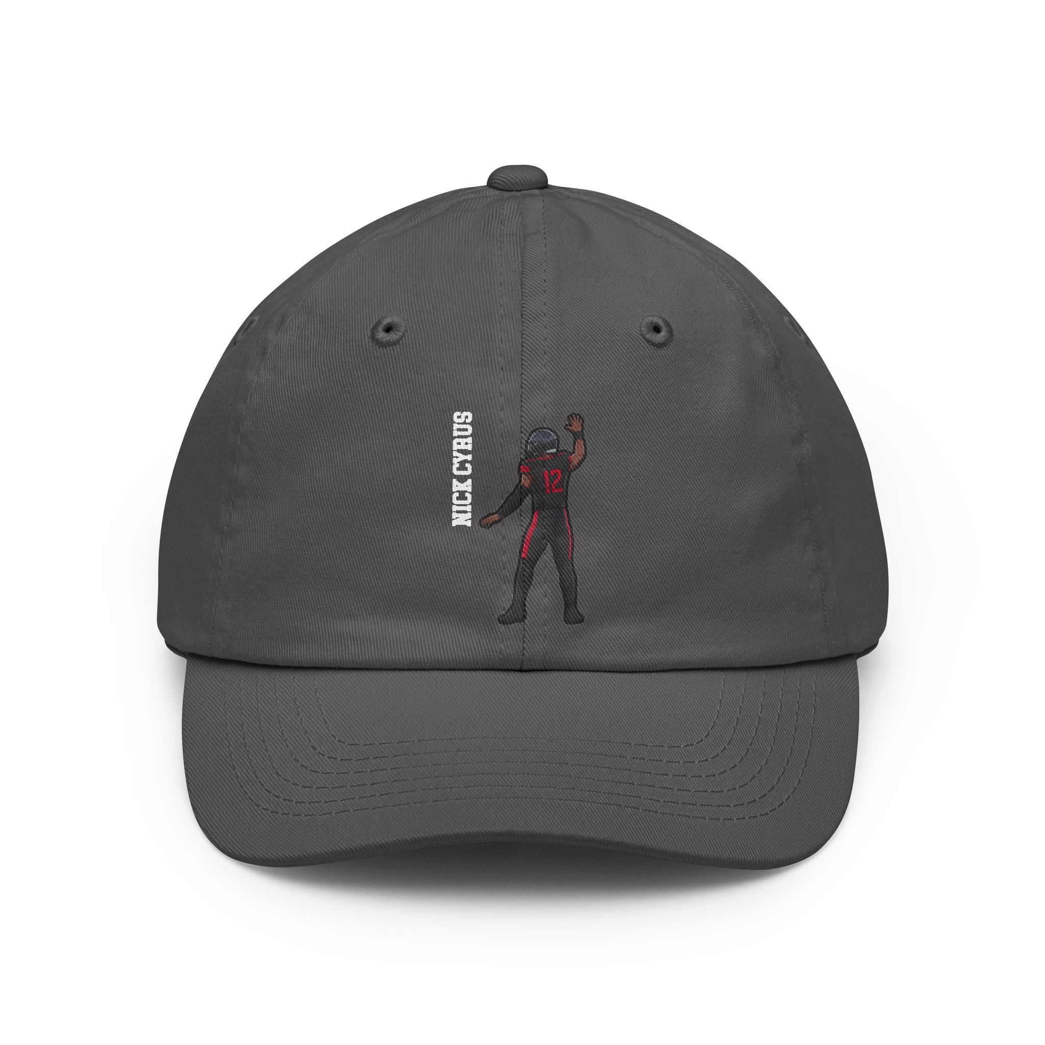 Classic Cap — character_name_vertical in Grey