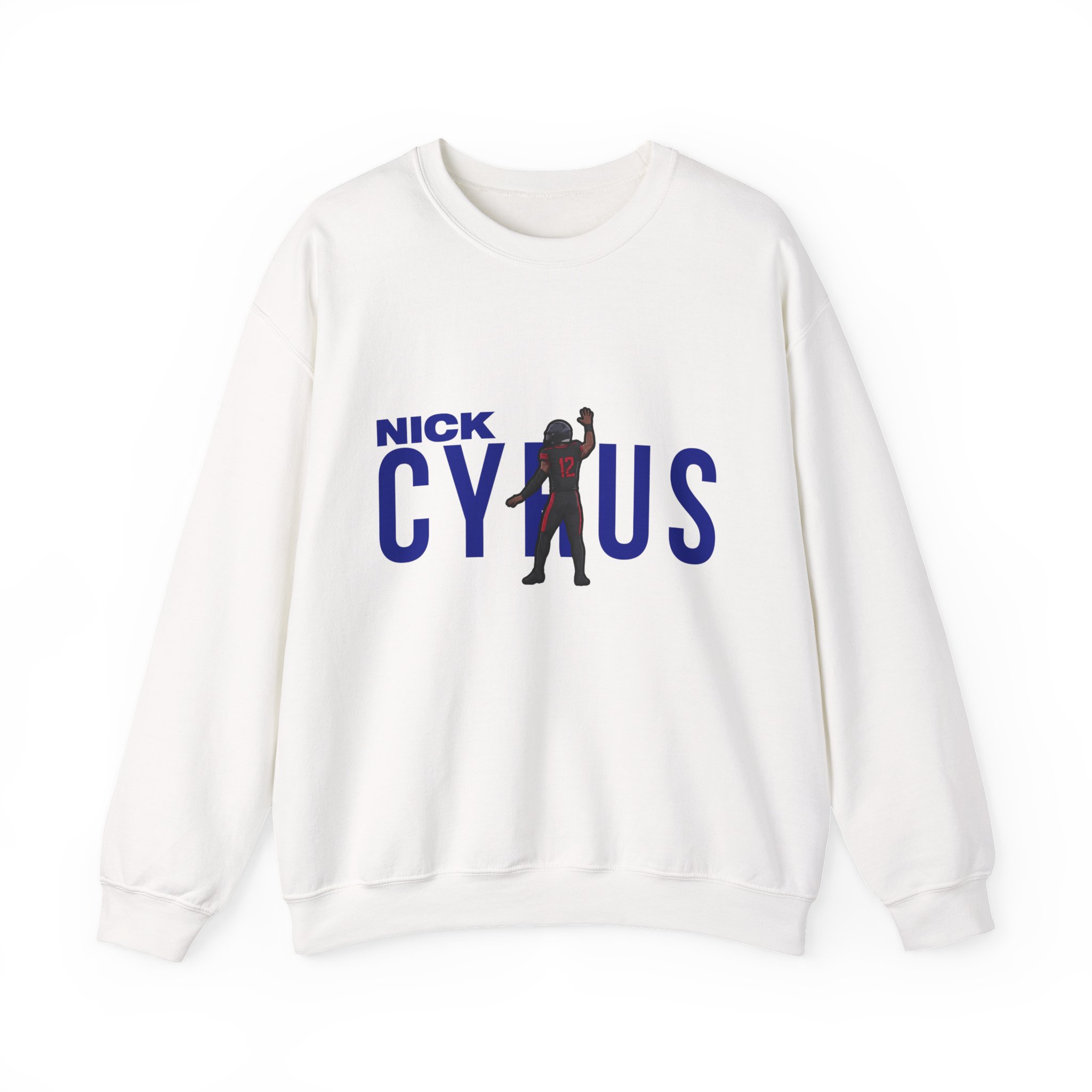 Crewneck Sweatshirt — character_player_name in White