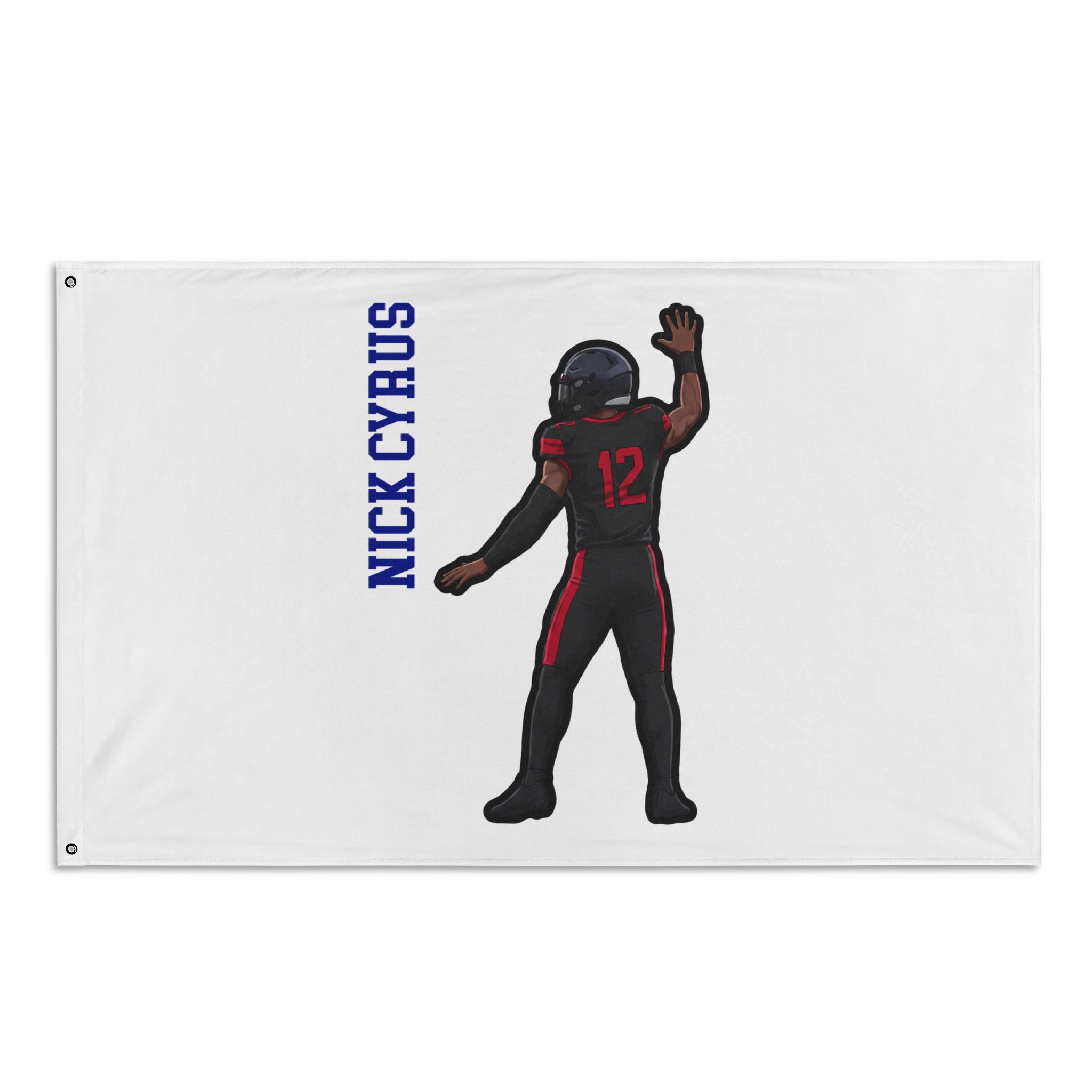 Flag (35 × 56 in) — character_name_vertical in Classic