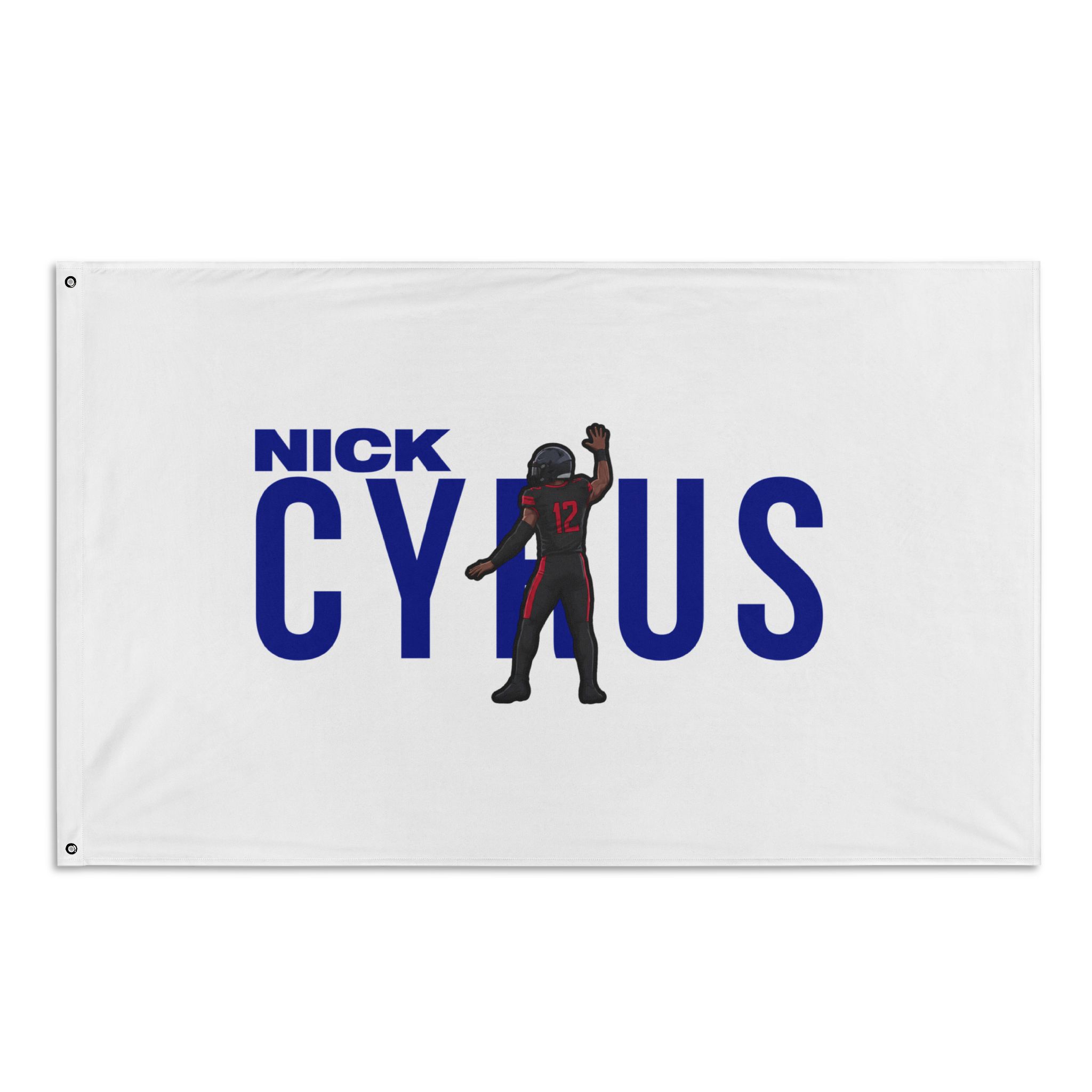Flag (35 × 56 in) — character_player_name in Classic