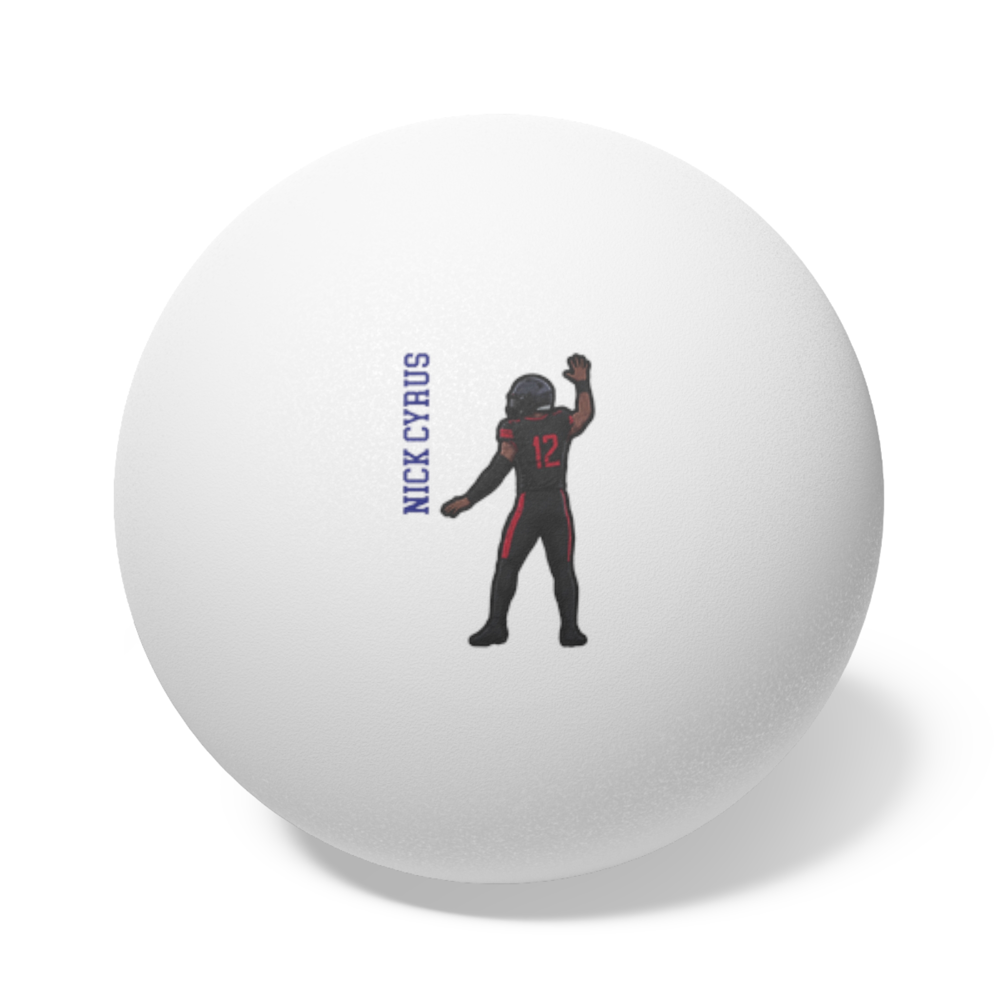 Ping Pong Balls, 6 pcs — character_name_vertical in White