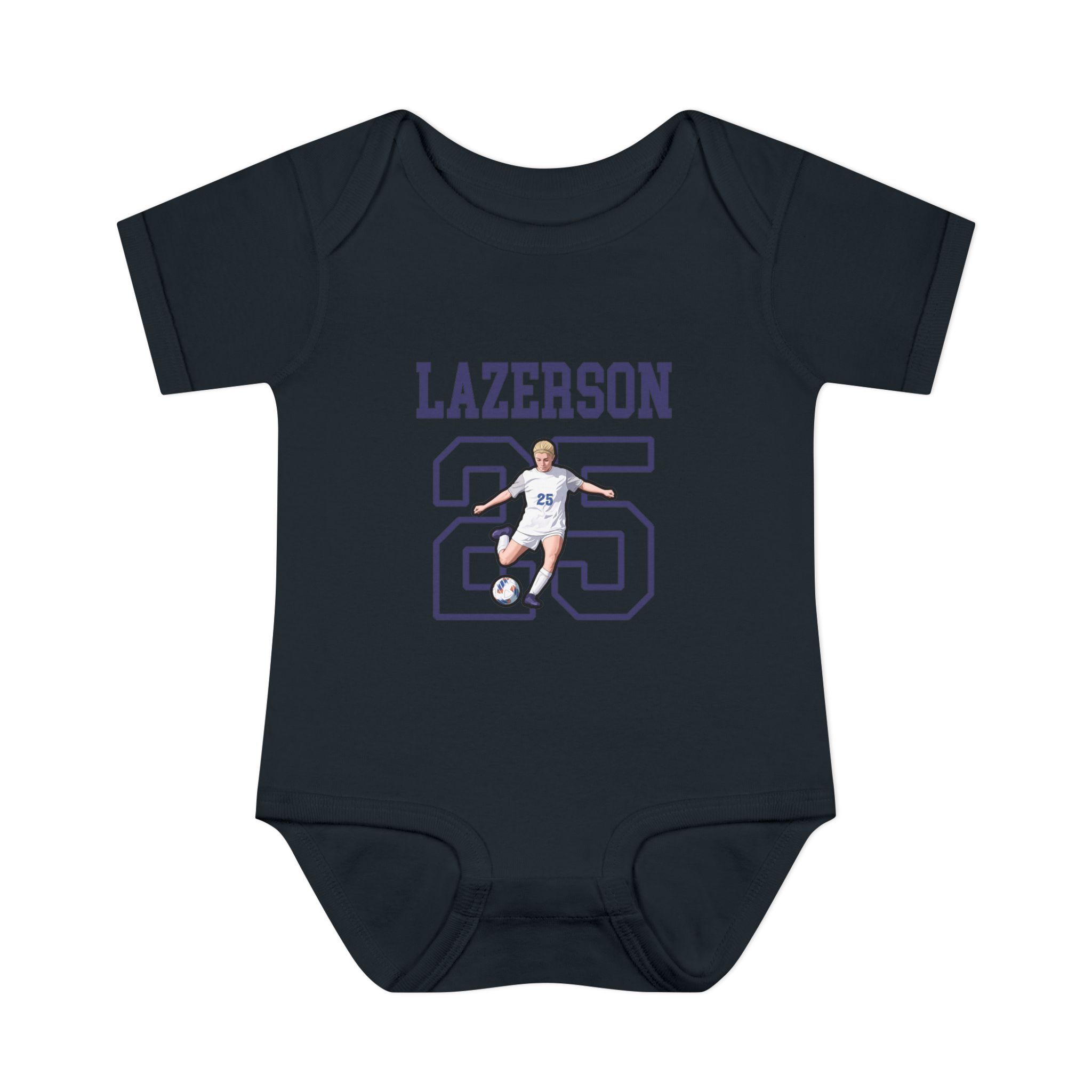 Baby Onesie — character_shirsey in Black