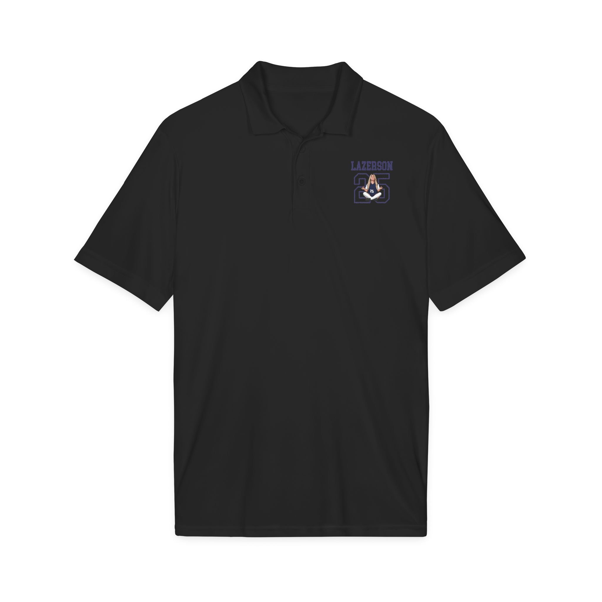 Polo — character_shirsey in Black