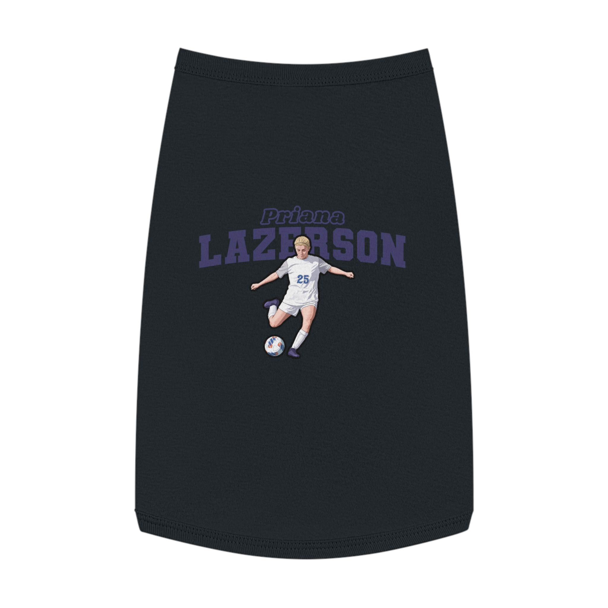 Pet Tank Top — character_name_arch in White