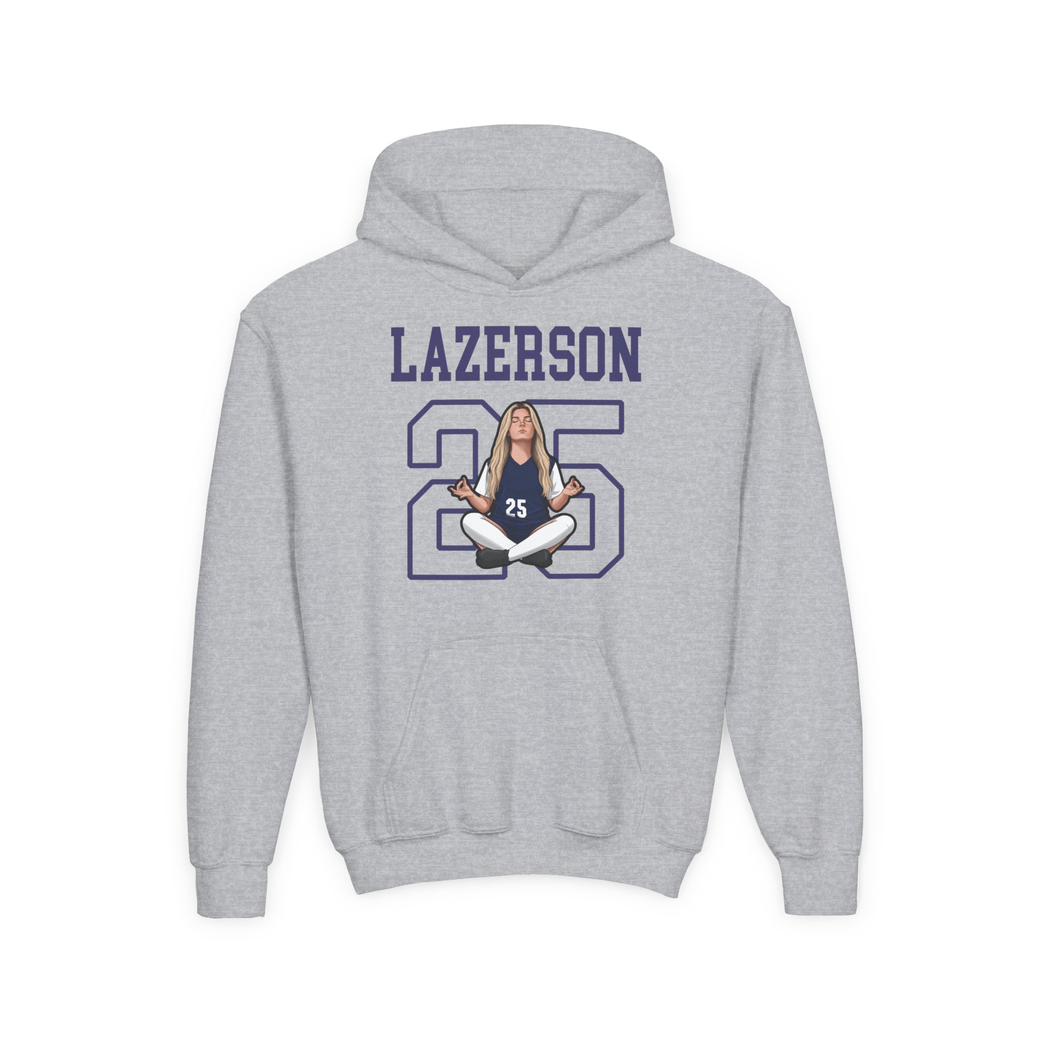 Youth Hoodie — character_shirsey in Grey