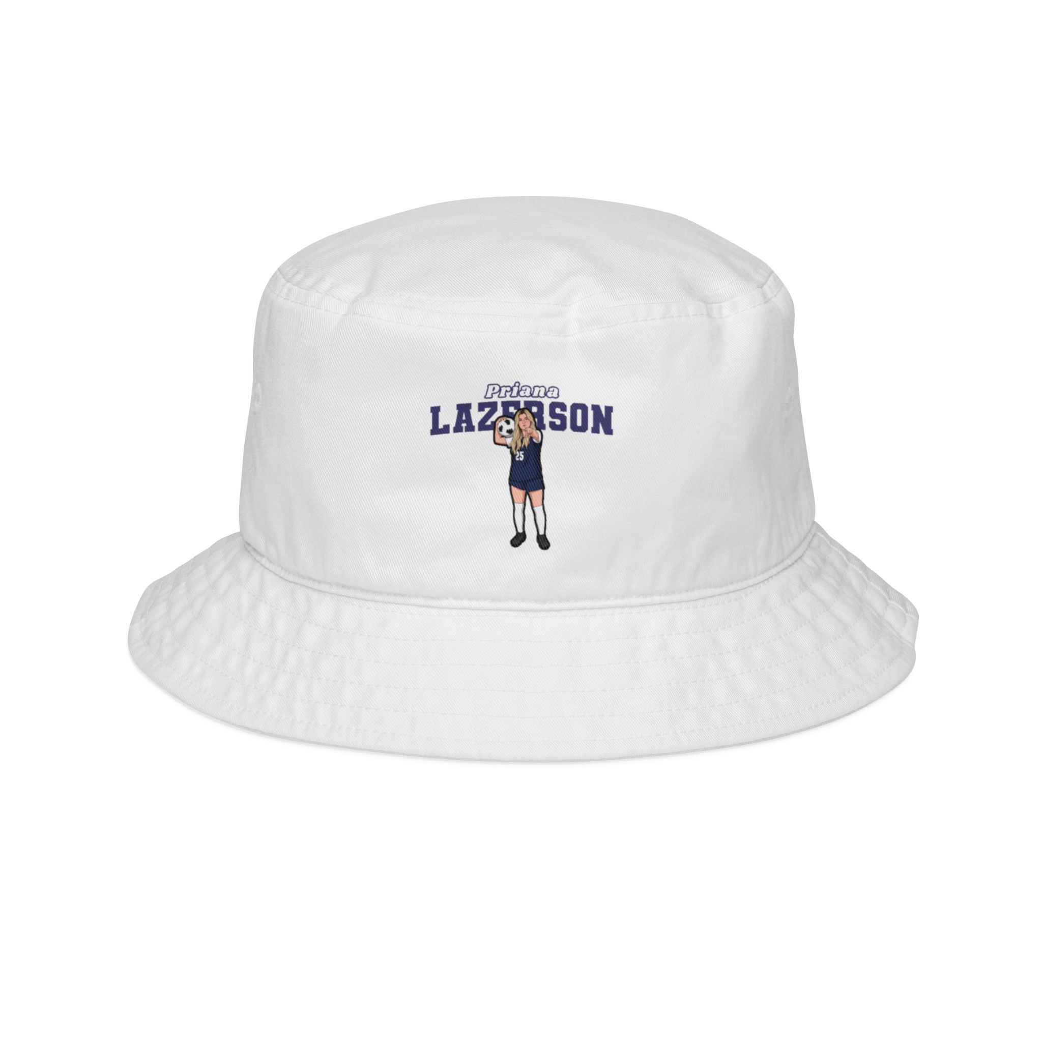 Bucket Hat — character_name_arch in White