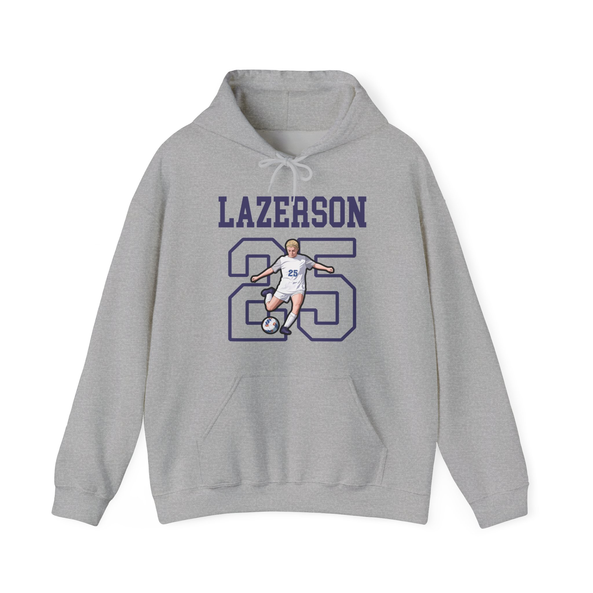 Hoodie — character_shirsey in Grey