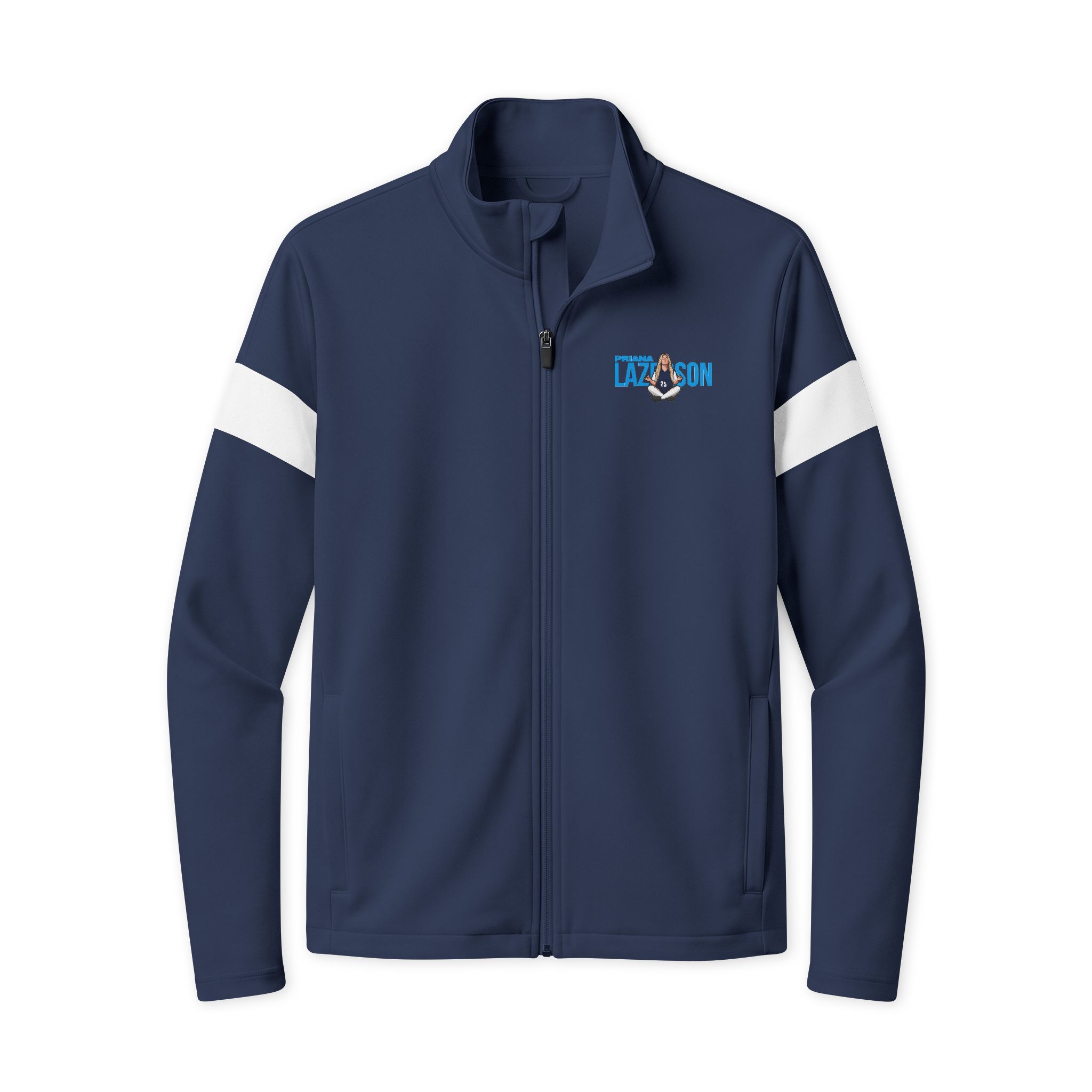Travel Full-Zip Jacket — character_player_name in True Navy/ White