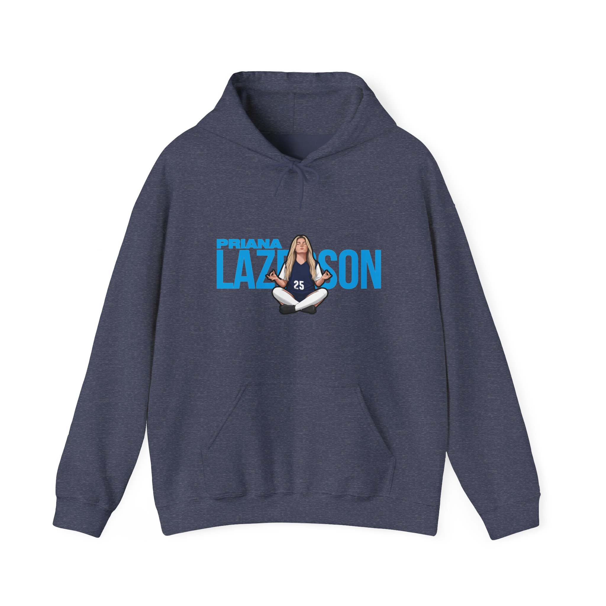 Hoodie — character_player_name in Navy