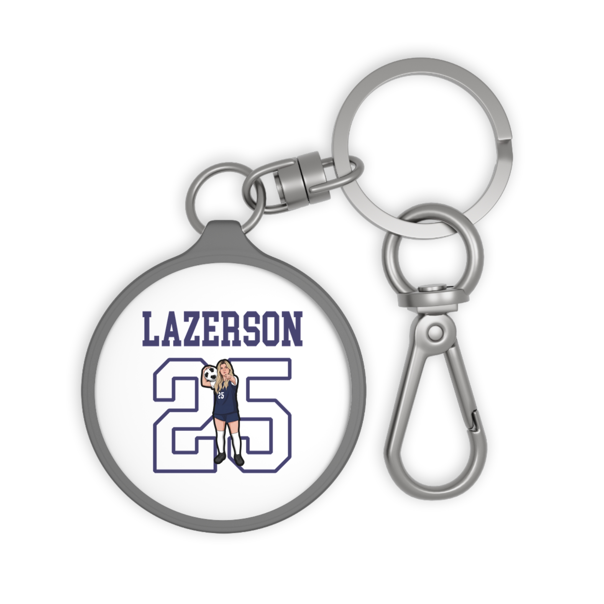 Keychain — character_shirsey in Grey