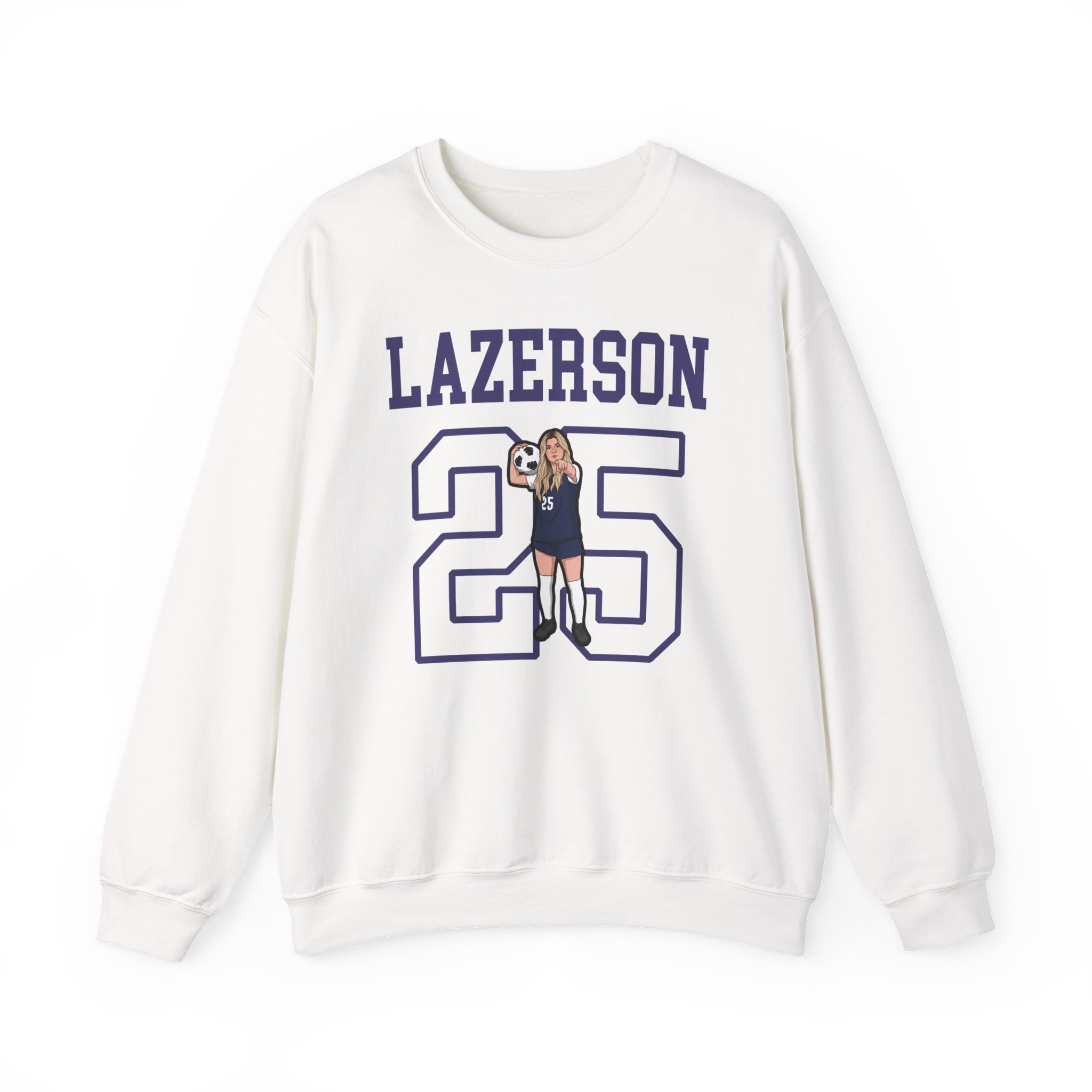 Crewneck Sweatshirt — character_shirsey in White