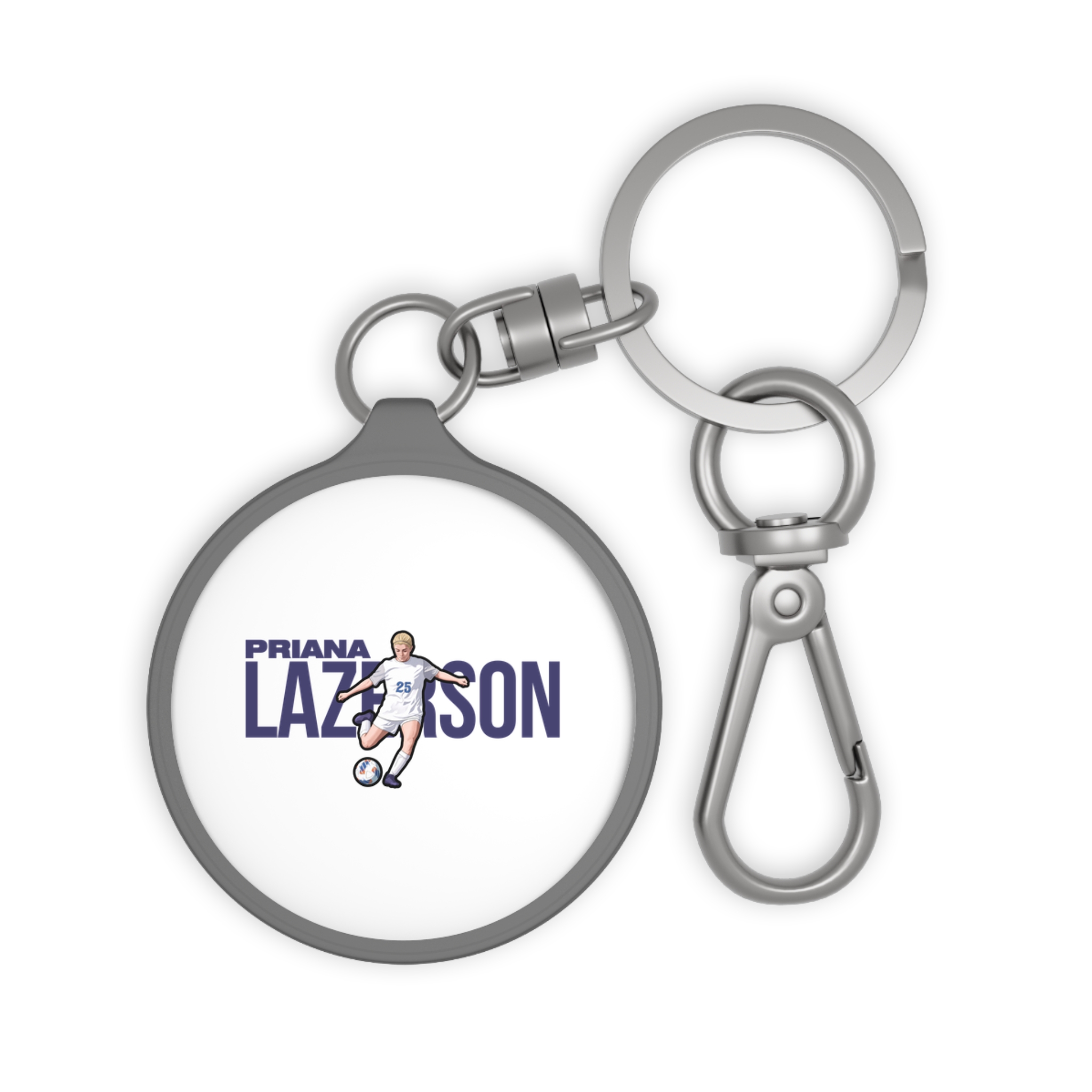 Keychain — character_player_name in Grey