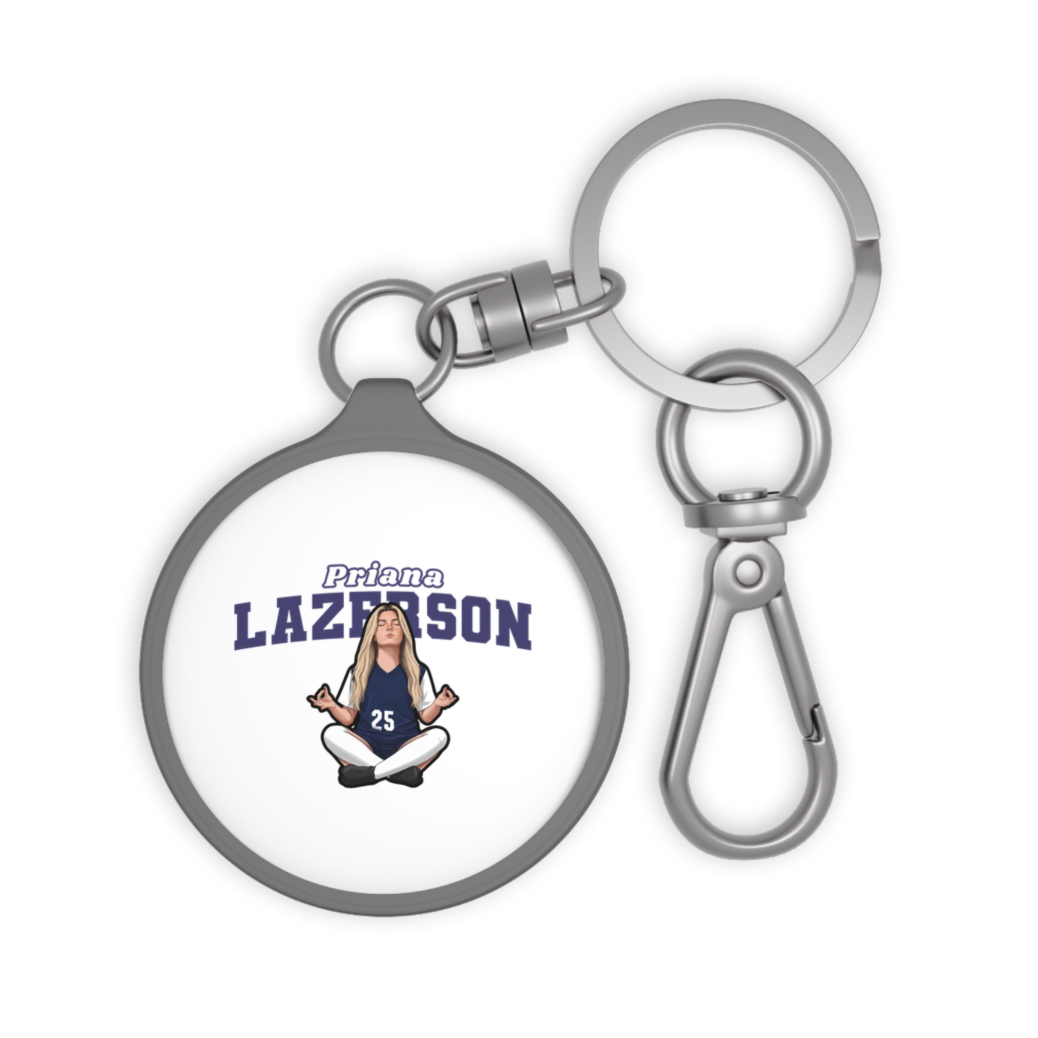 Keychain — character_name_arch in Grey