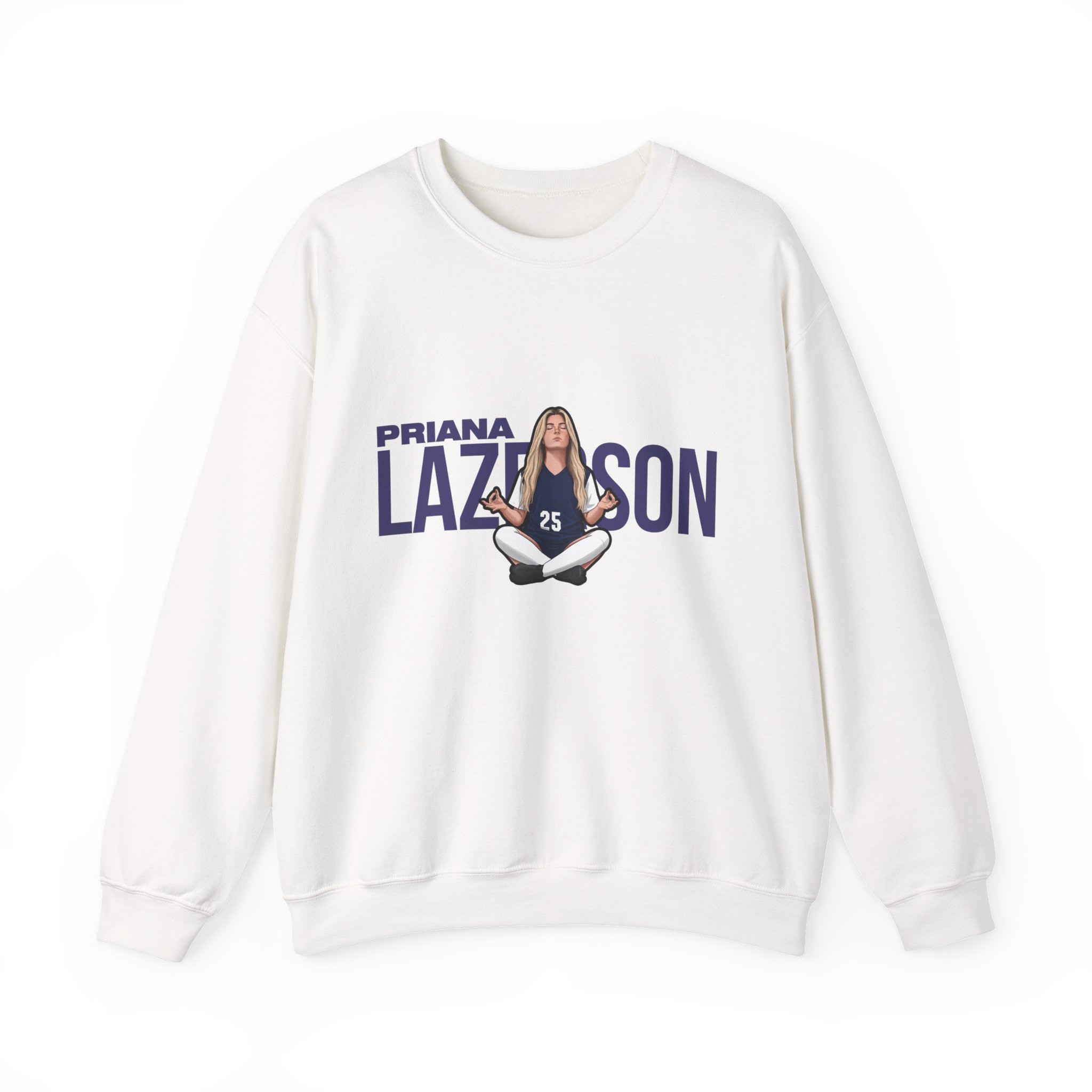 Crewneck Sweatshirt — character_player_name in White