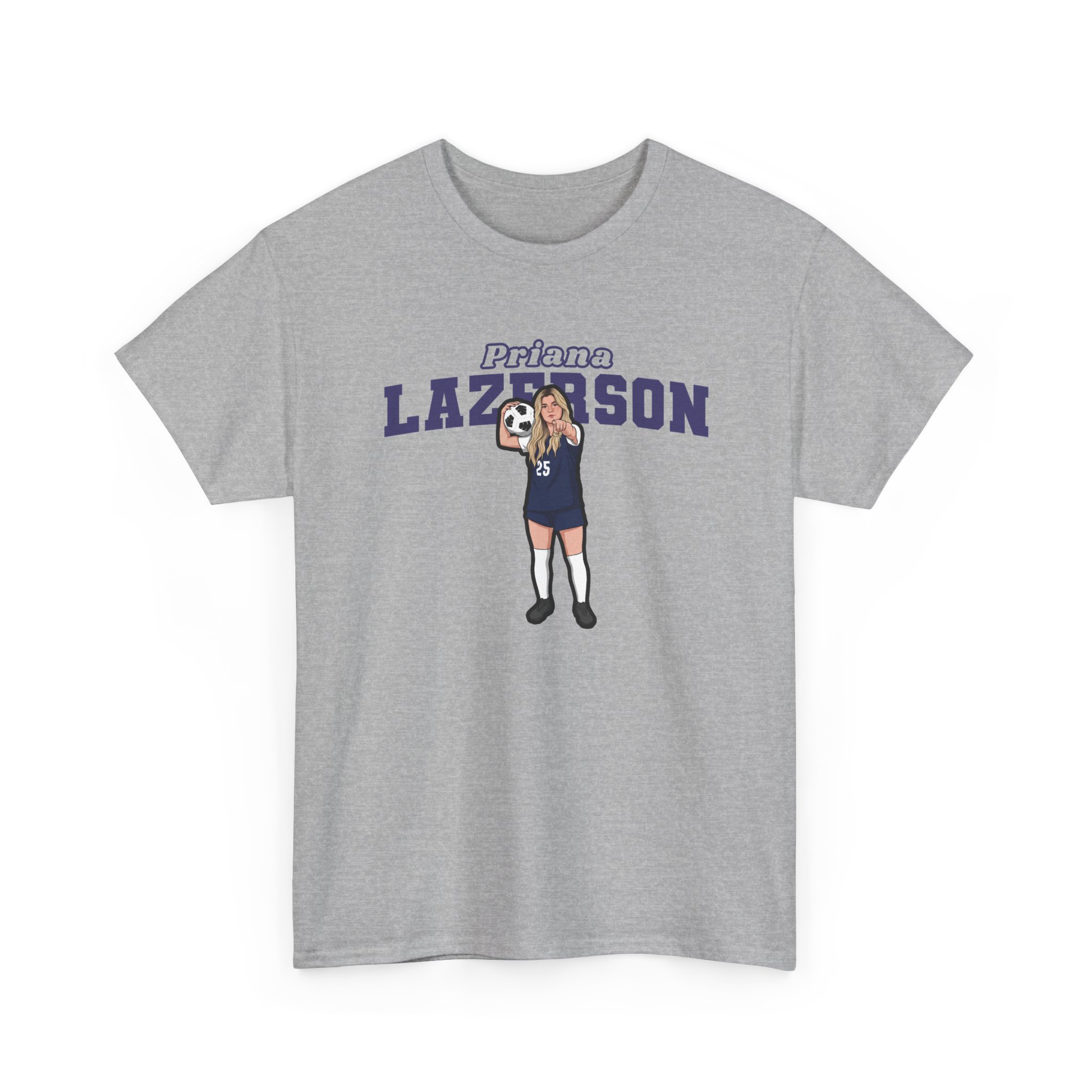 Tee — character_name_arch in Grey